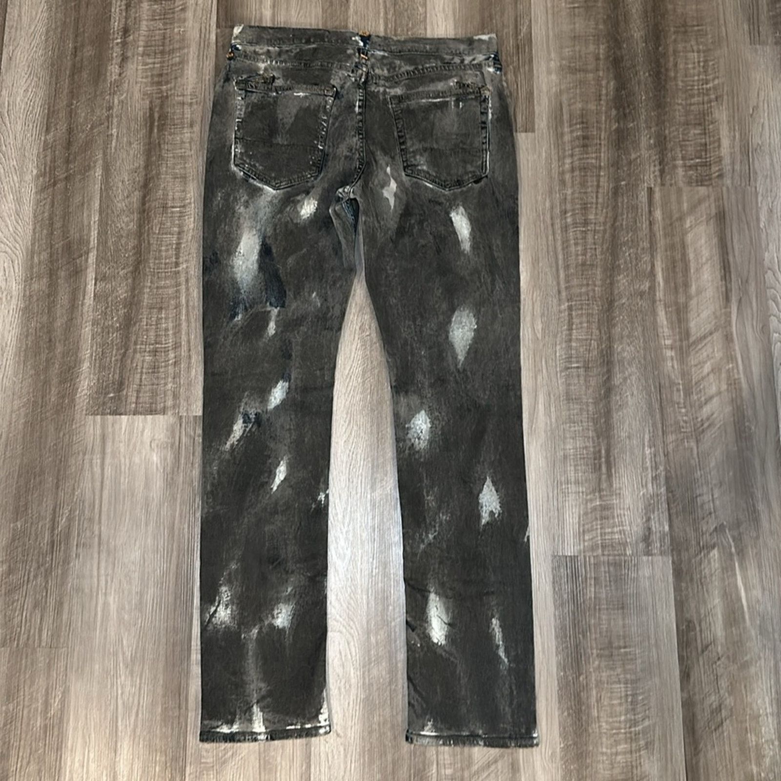 Prps PRPS Blue Asphalt Effect Skinny Jeans (NWOT) - 34 Size US 34 / EU 50 - 3 Thumbnail