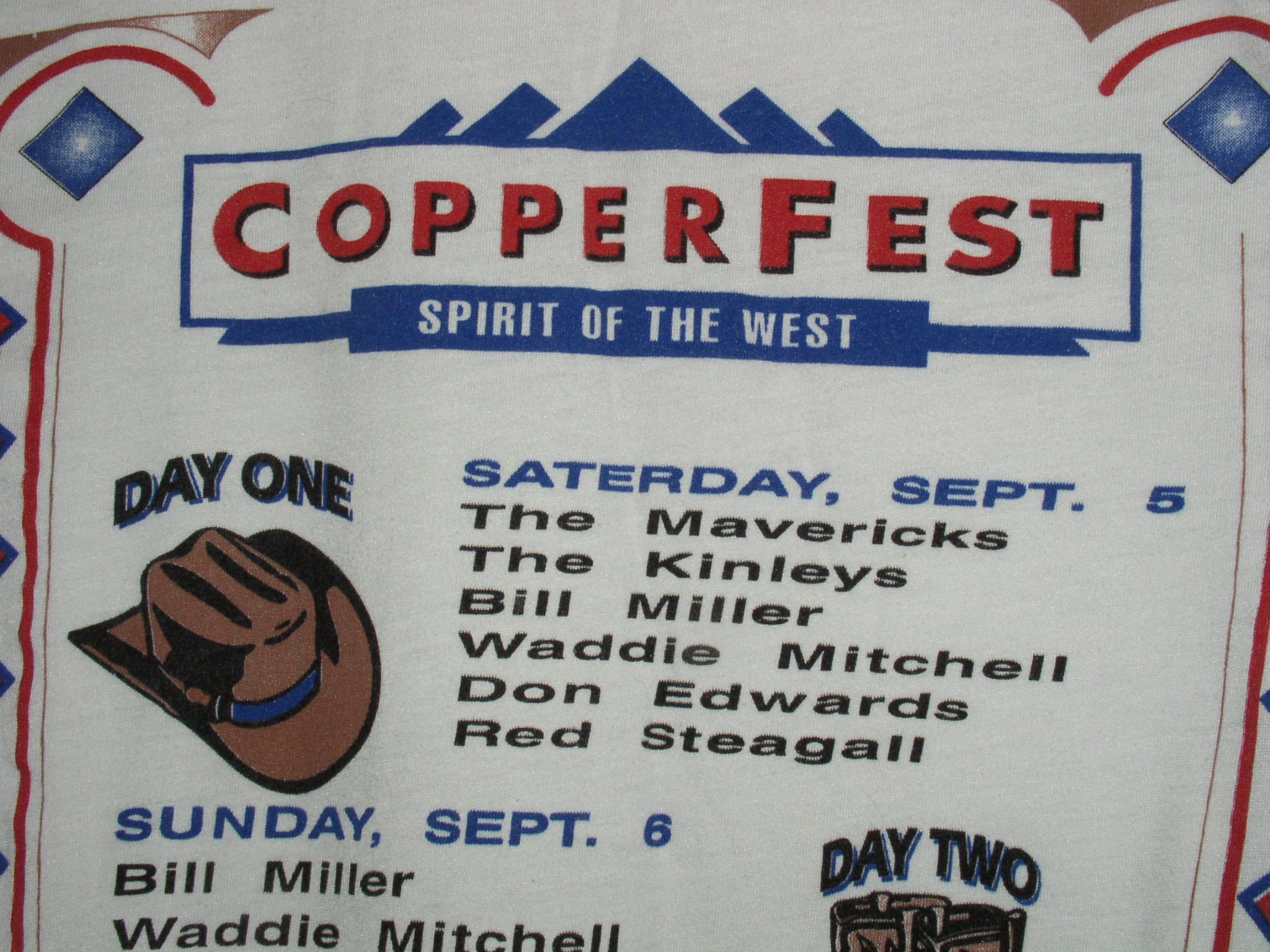 Vintage Clint Black Copperfest Concert Shirt 1997 Leon Russell Size US XXL / EU 58 / 5 - 4 Thumbnail