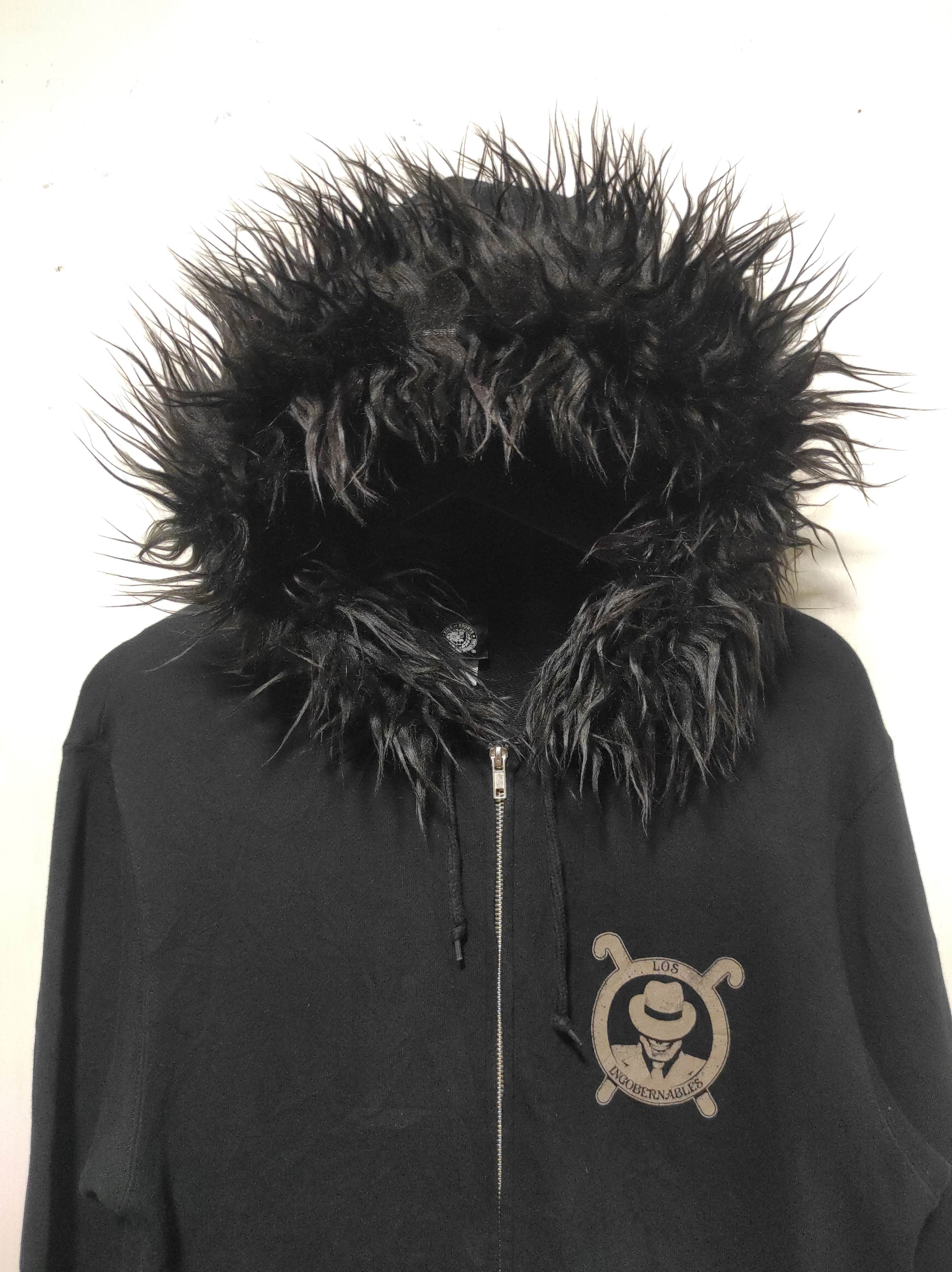 If Six Was Nine Los Ingobernables De Japan Skull Zip Fur Hoodie LGB style Size US M / EU 48-50 / 2 - 4 Thumbnail