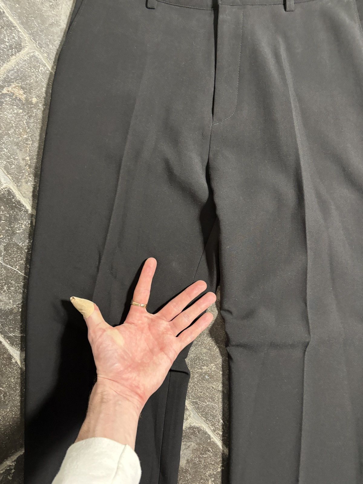Japanese Brand Costume O’Clock Korean Designer Wool Trousers Vintage Pleat Size US 33 - 10 Thumbnail