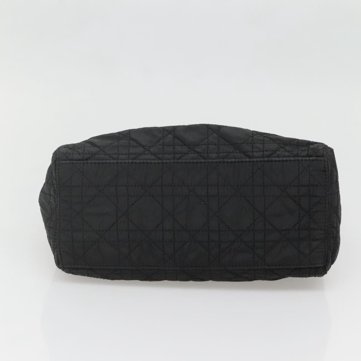 Dior DIOR Canage Hand Bag Nylon Black Gold Size ONE SIZE - 9 Thumbnail