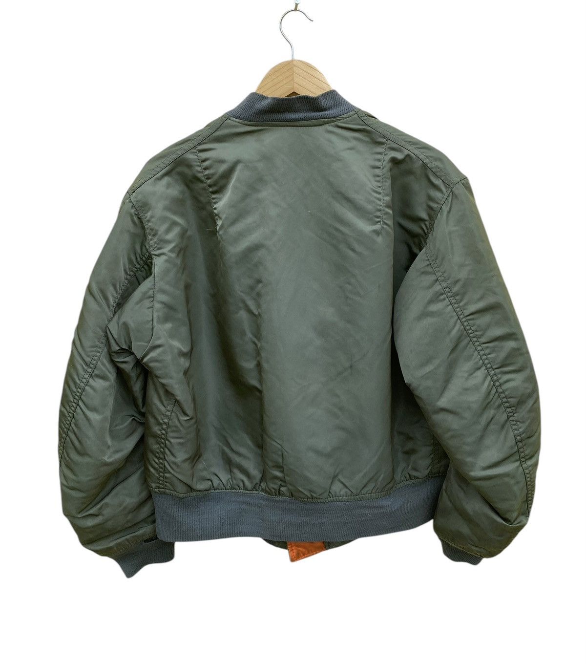 Alpha Industries × Vintage Vintage ma-1 Alpha industries bomber jacket Size US L / EU 52-54 / 3 - 2 Thumbnail