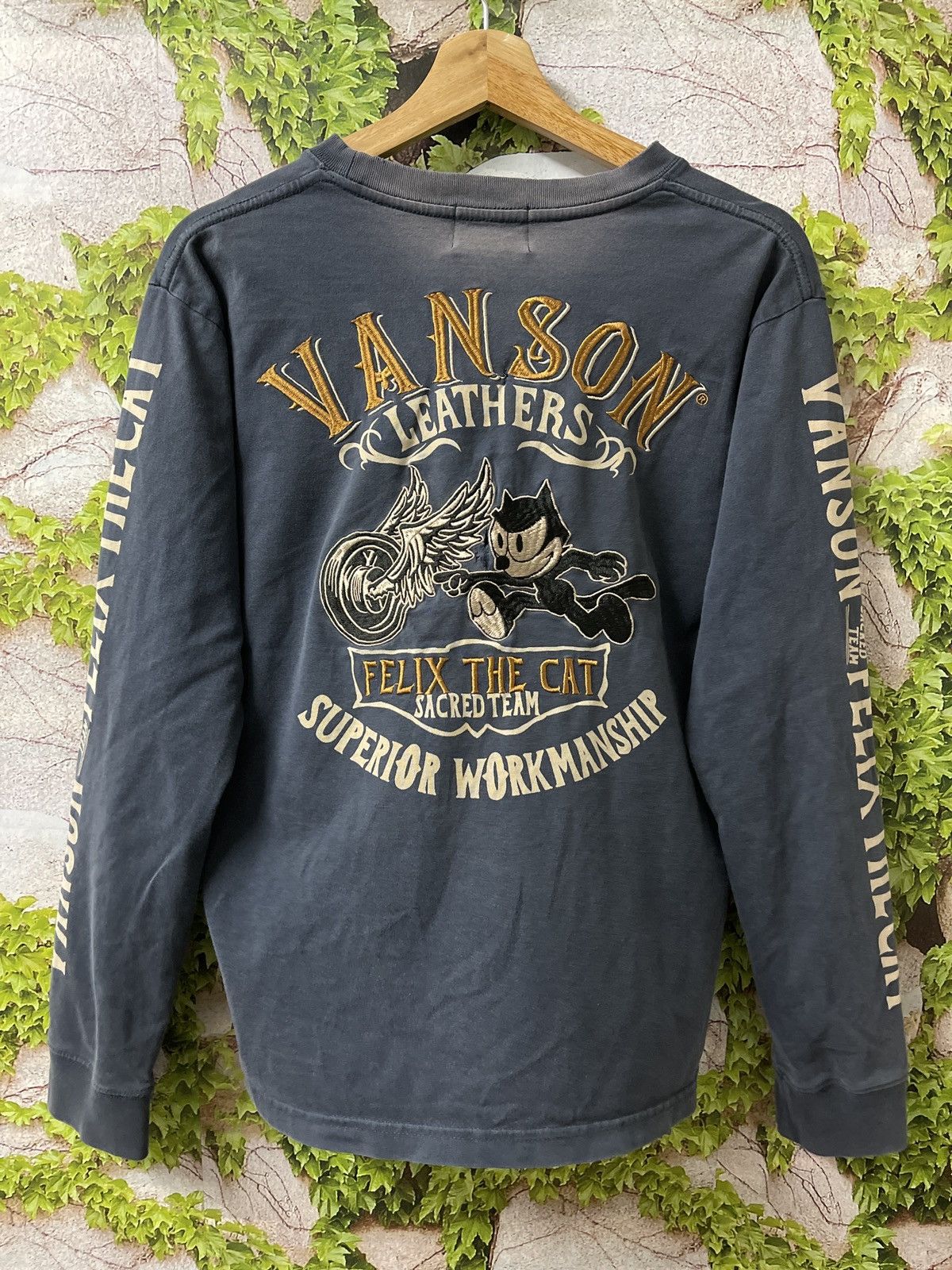 Vanson Leathers VTG DISTRESSED VANSON LEATHER FELIX THE CAT