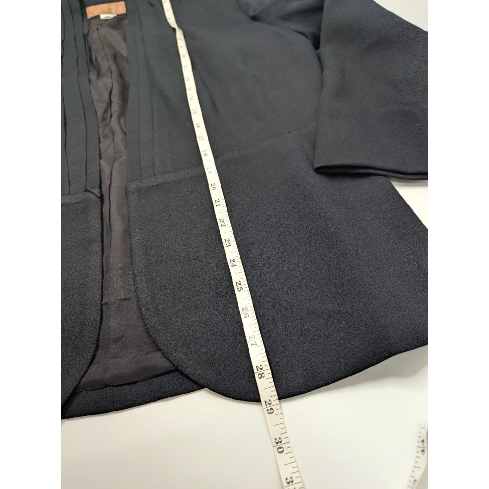 Vintage Saville Blazer Women's Wool Blend Black 16W Jacket Size 16W Made in USA Size XXL / US 16-18 / IT 52-54 - 7 Thumbnail