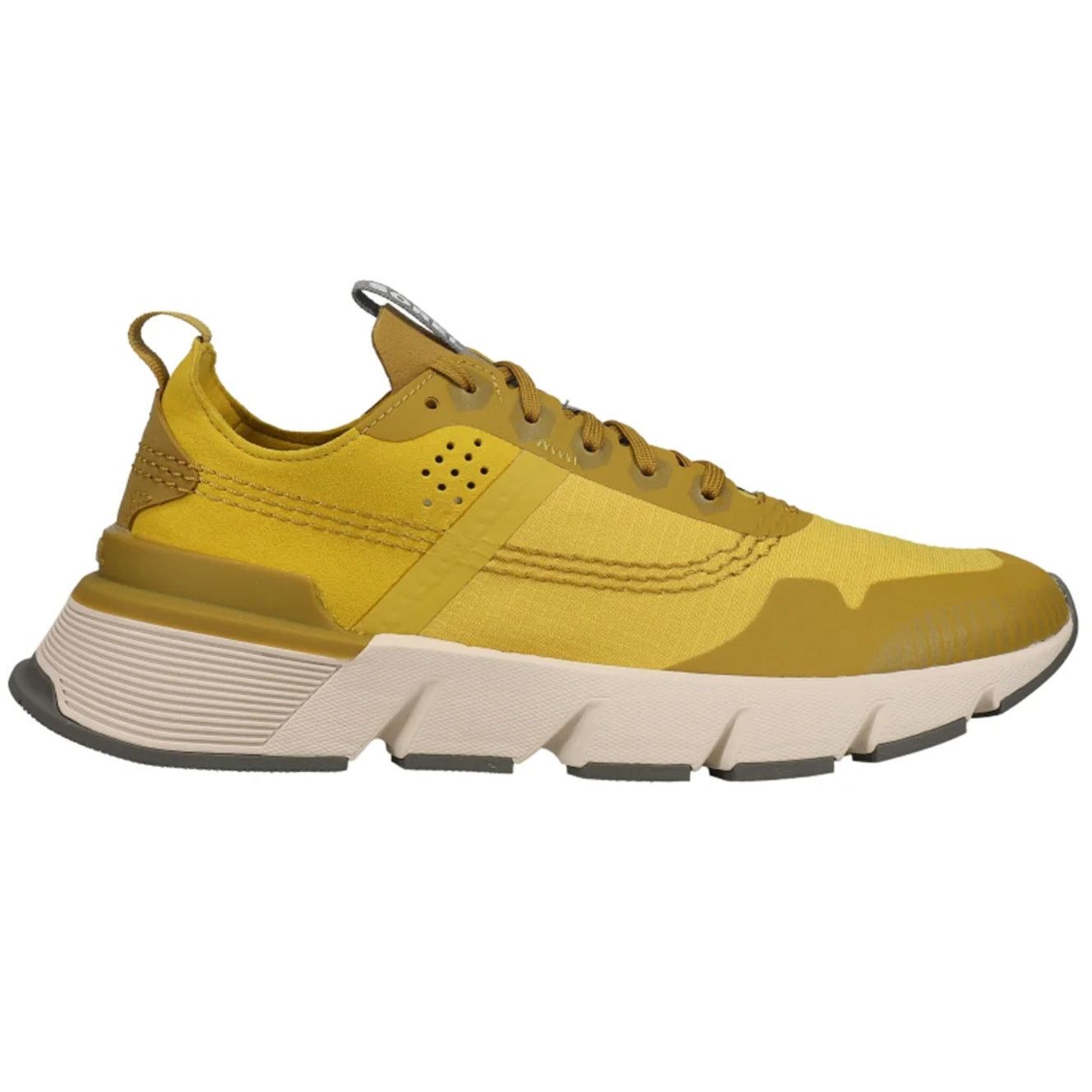 image of Sorel Kinetic Rush Ripstop Sneaker Nubuck Leather Kelvin 10 in Yellow, Women's