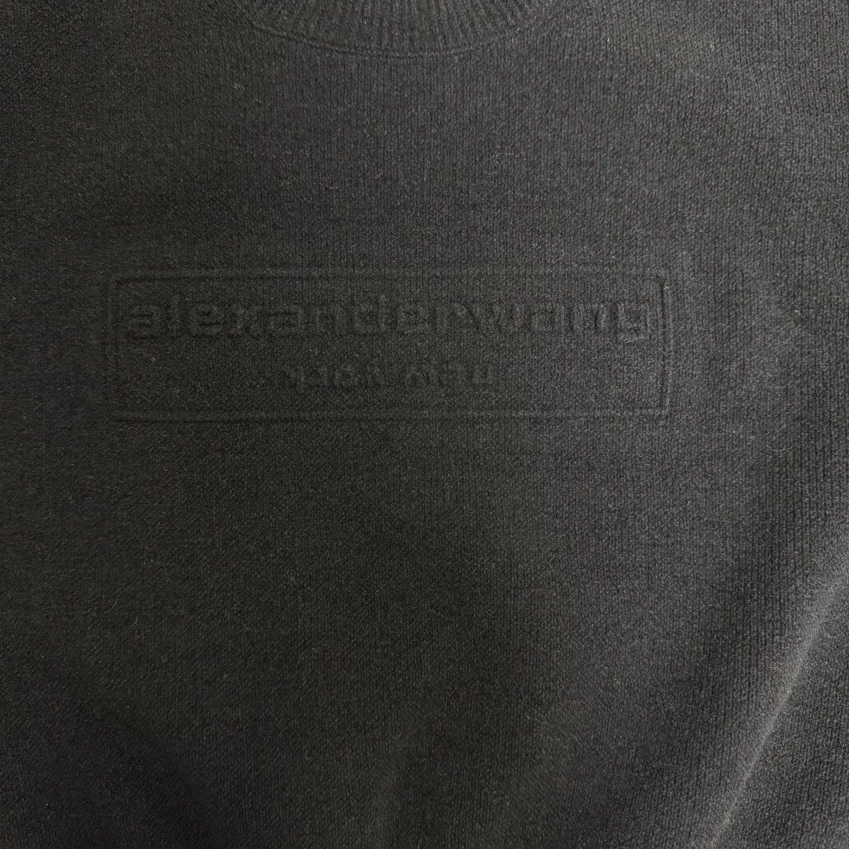 Alexander Wang New with tags Slim-Fit Crew Neck Knit T-Shirt Black Size M Size M / US 6-8 / IT 42-44 - 7 Thumbnail