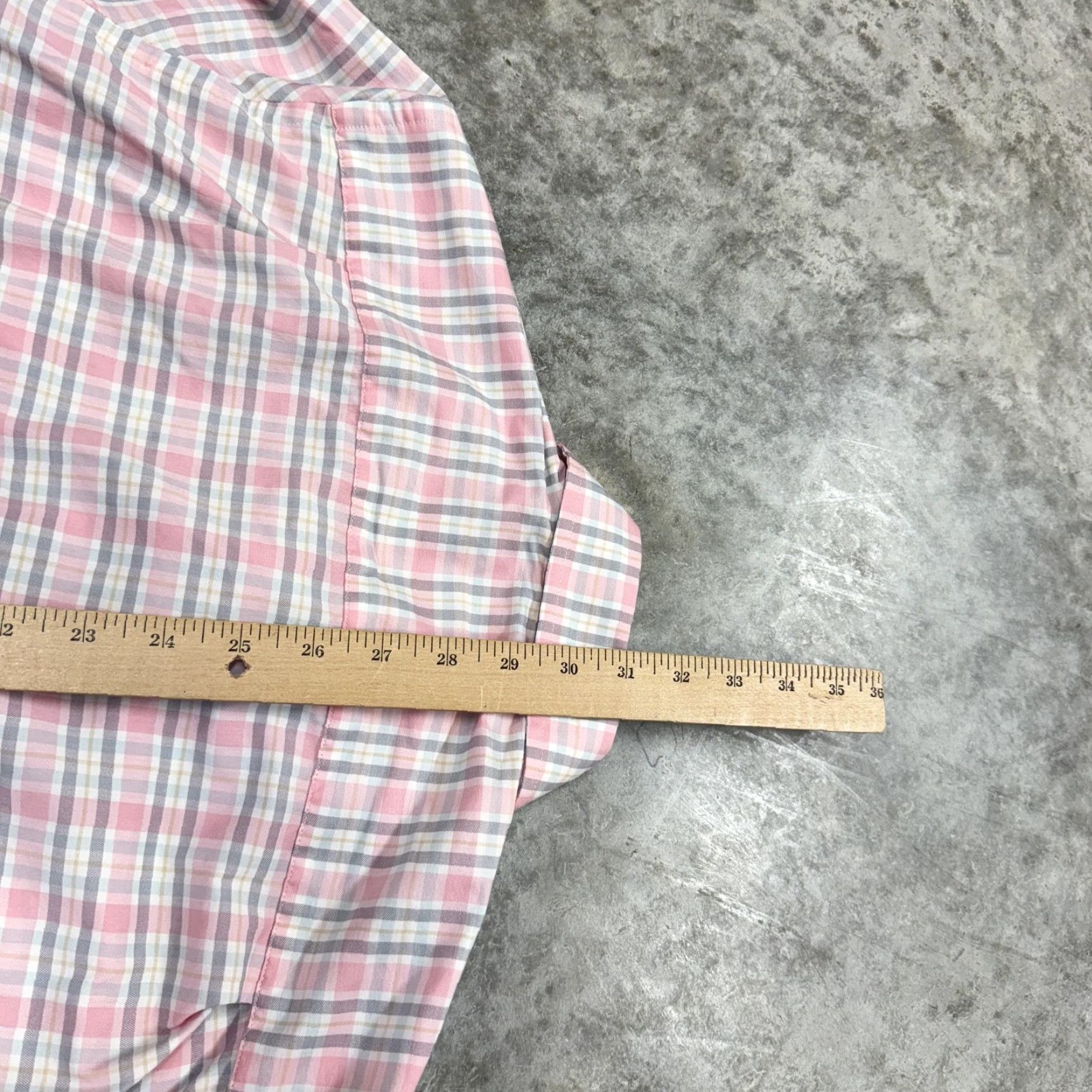 CO Southern Point Co Shirt Mens Small Pink Blue Plaid Button-Down Long Sleeve Dog Pattern Embroidered Pocketed Vintage 20 Years & Older Size US S / EU 44-46 / 1 - 7 Thumbnail