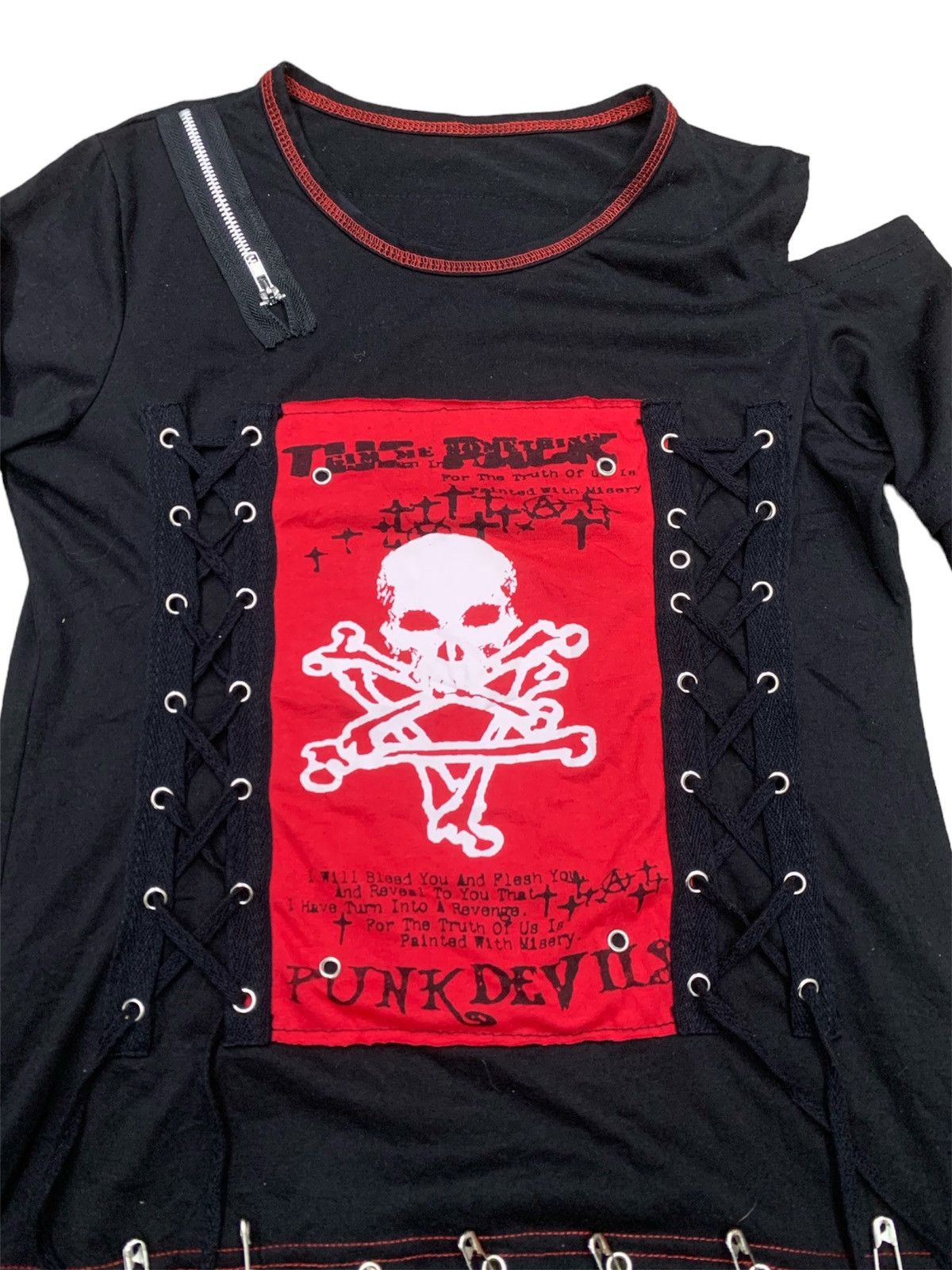 14th Addiction × Japanese Brand × Le Grande Bleu (L.G.B.) PUNK DEVILS CROSS SKULLS BONDAGE STYLE BY additrap Size US M / EU 48-50 / 2 - 4 Thumbnail