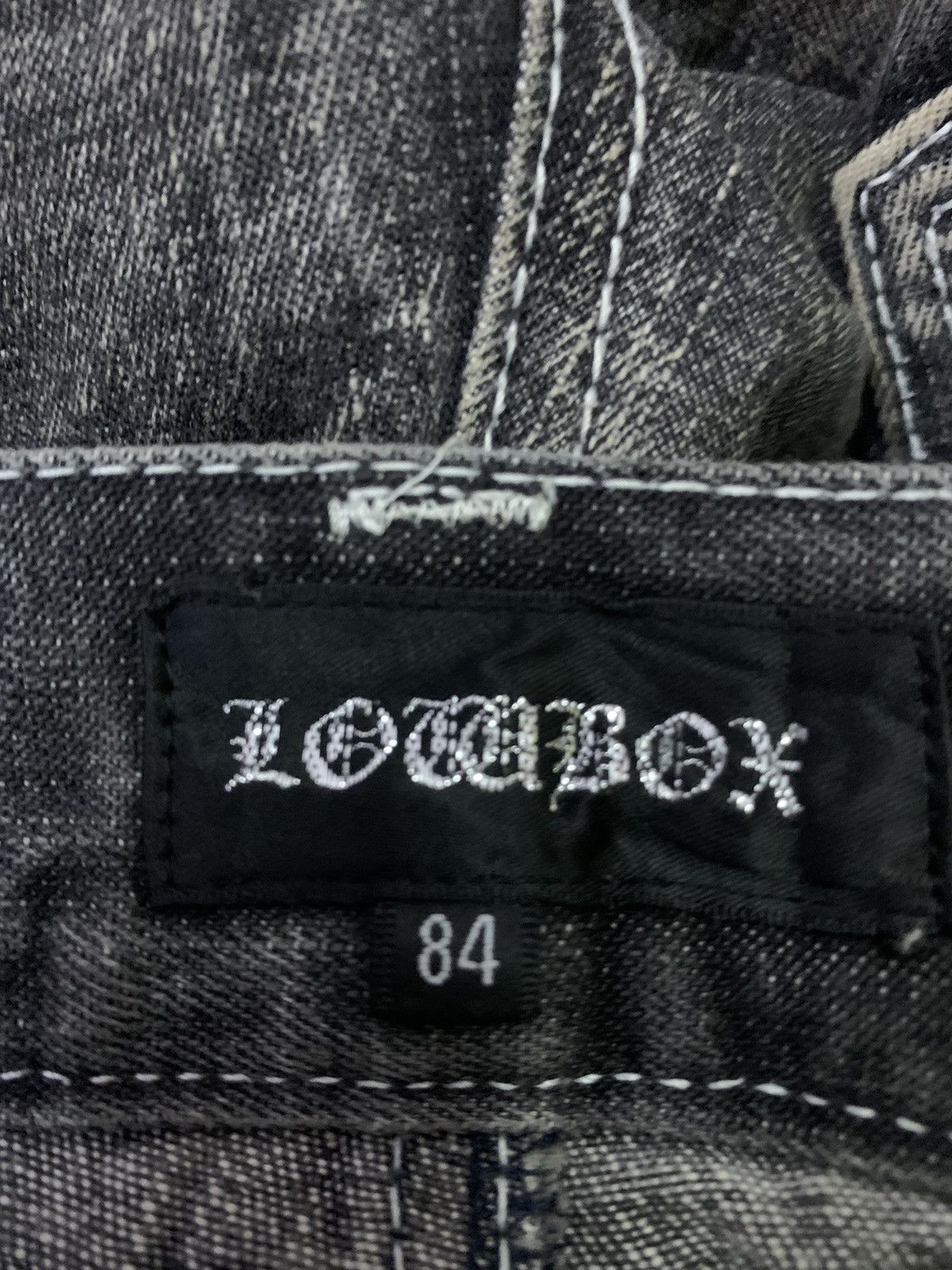 LOWBOX Vintage Japanese Lowbox Ripped Denim Size US 35 - 8 Thumbnail