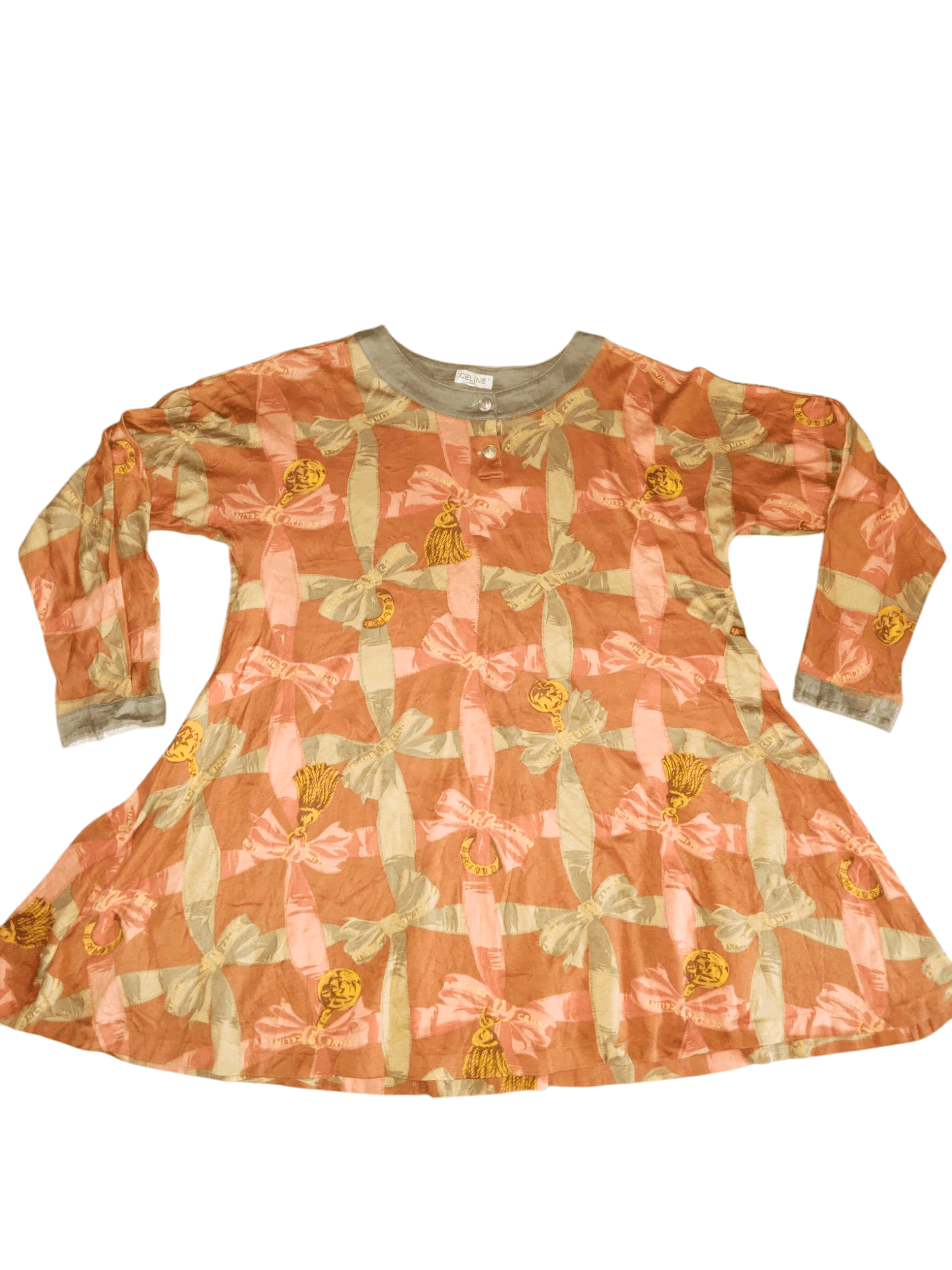 Celine CELINE Blouse Size L / US 10 / IT 46 - 1 Thumbnail