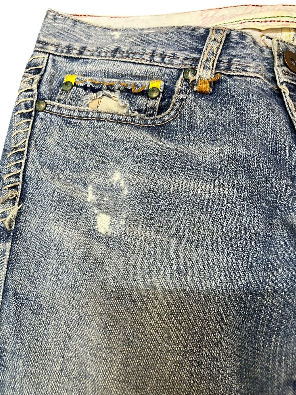 Japanese Brand Vintage Back Number Flare Bootcut Denim Size US 30 / EU 46 - 5 Thumbnail