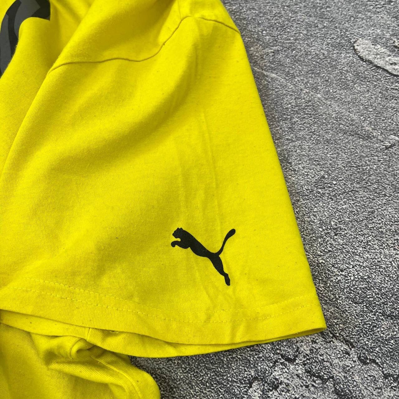 Puma Vintage Yellow BORUSSIA DORTMUND Cotton T-Shirt 1909 Big Size US XL / EU 56 / 4 - 5 Thumbnail