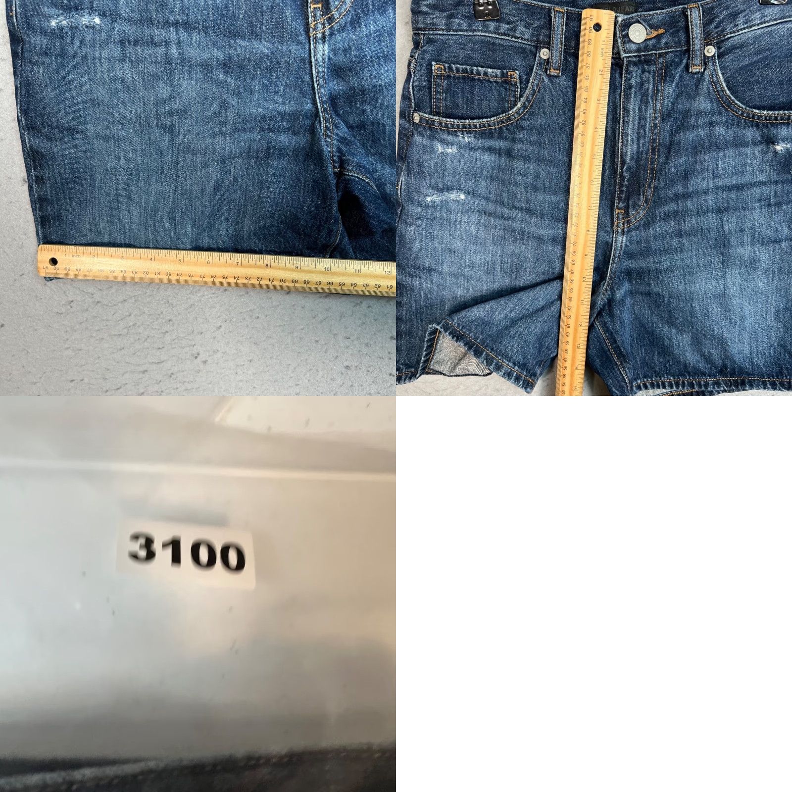 Uniqlo VINTAGE Uniqlo Bermuda Shorts Womens 27 Blue 100% Cotton Size 27" / US 4 / IT 40 - 8 Thumbnail