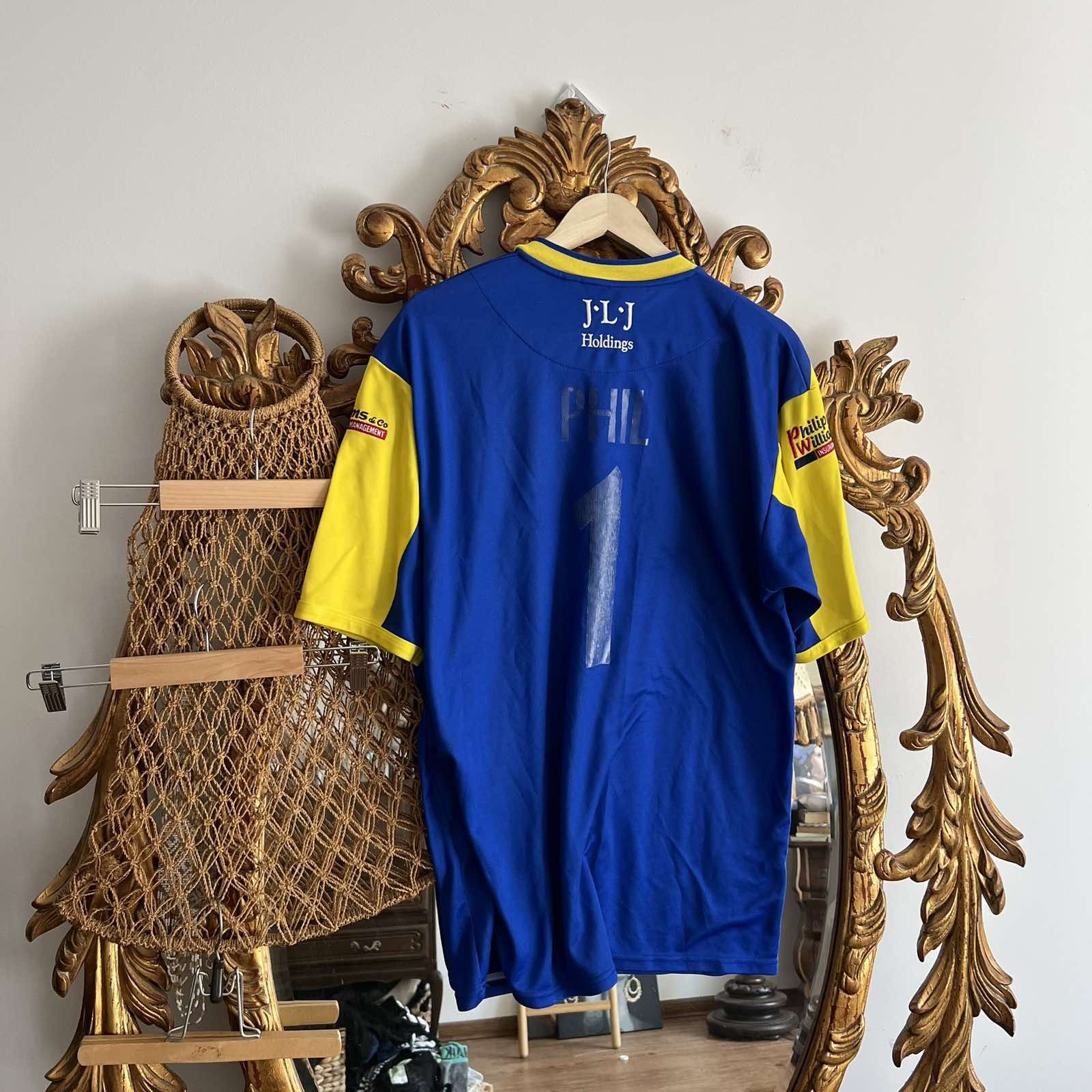 Canterbury of New Zealand Warrington Wolves Rugby Home Shirt 2004 #1 Phil Sz XL Jersey Size US XL / EU 56 / 4 - 4 Thumbnail