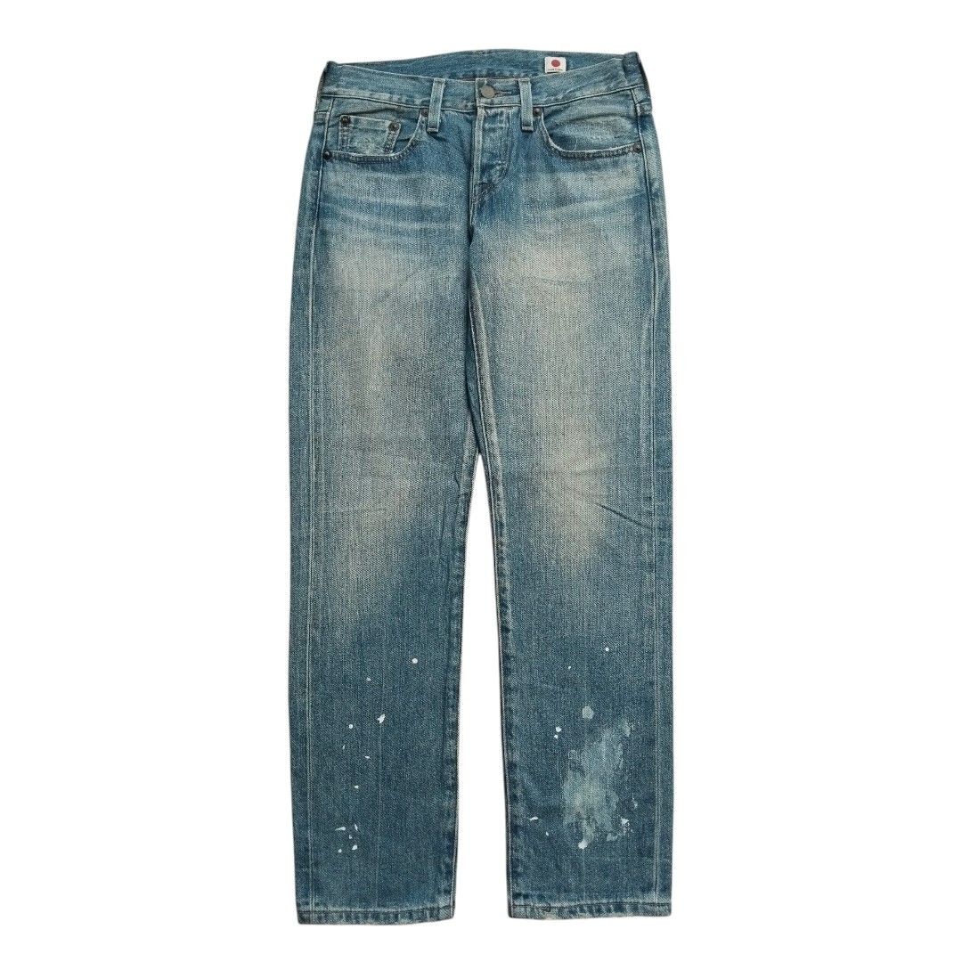 Levi's Levis 501 tapered paint splatter selvedge jeans Size US 28 / EU 44 - 1 Thumbnail