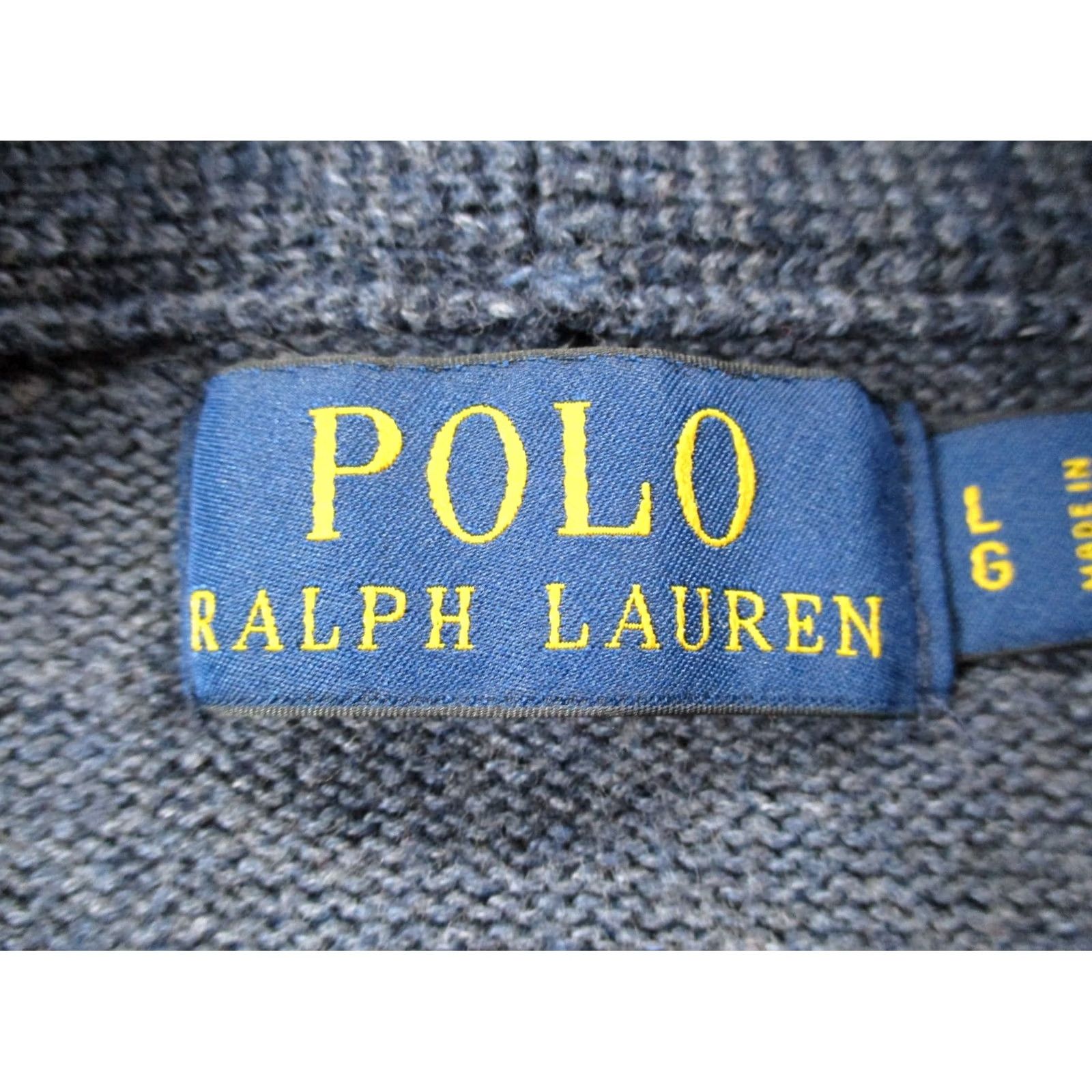 Polo Ralph Lauren VINTAGE Polo Ralph Lauren Sweater Cardigan Mens L Blue Polo Ralph Lauren Cardigan L Mens Blue 80s 90s Golf Size US L / EU 52-54 / 3 - 6 Thumbnail