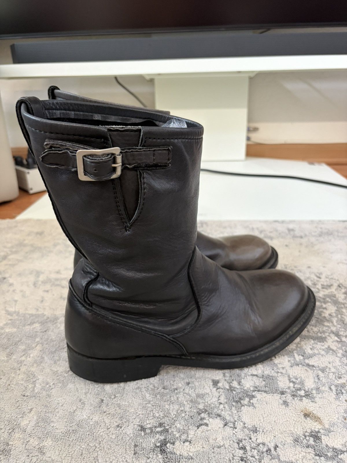 Undercover AW04 Leather Engineer Boots Size US 8.5 / EU 41-42 - 6 Thumbnail