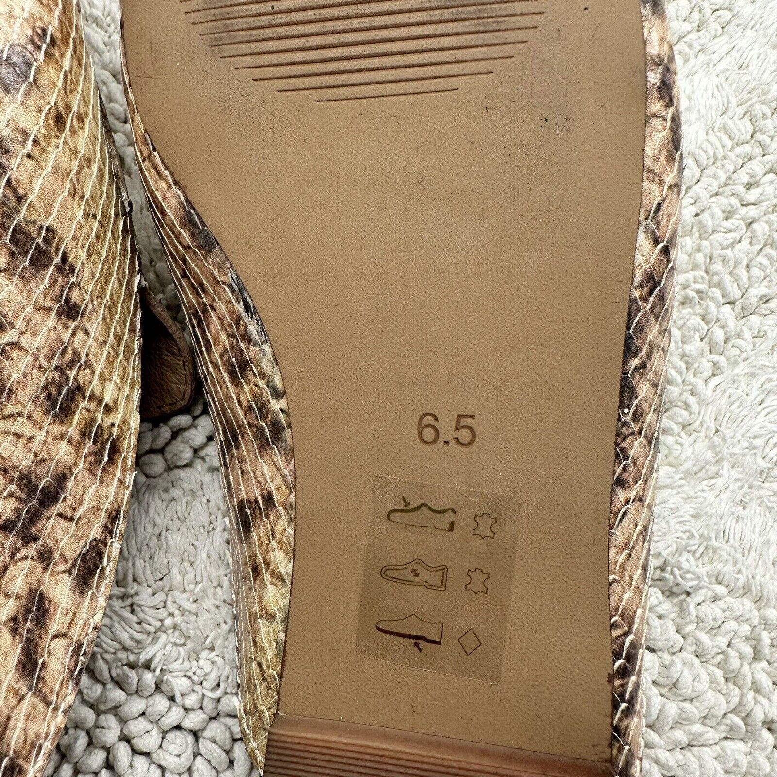 Madewell Madewell Frances Skimmer Mule Snake Embossed Leather US 6.5 Size US 6.5 / IT 36.5 - 5 Thumbnail