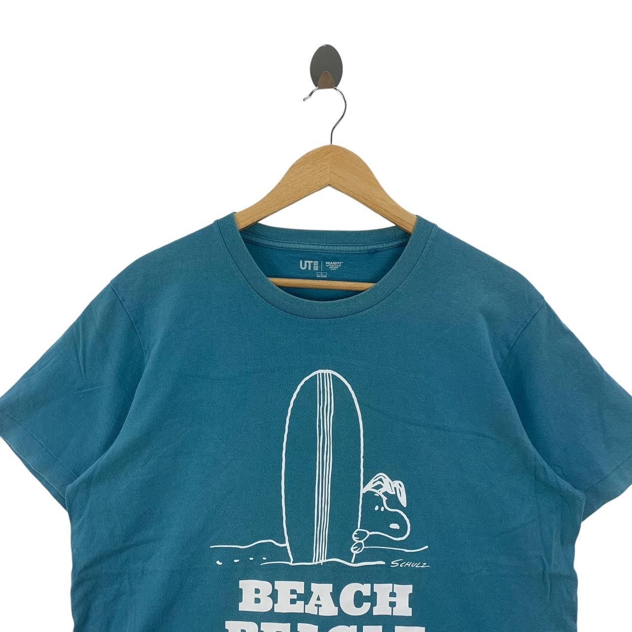 Uniqlo UNIQLO x SNOOPY PEANUTS Beach Beagle Tee Shirt Top Size XL / US 12-14 / IT 48-50 - 2 Thumbnail