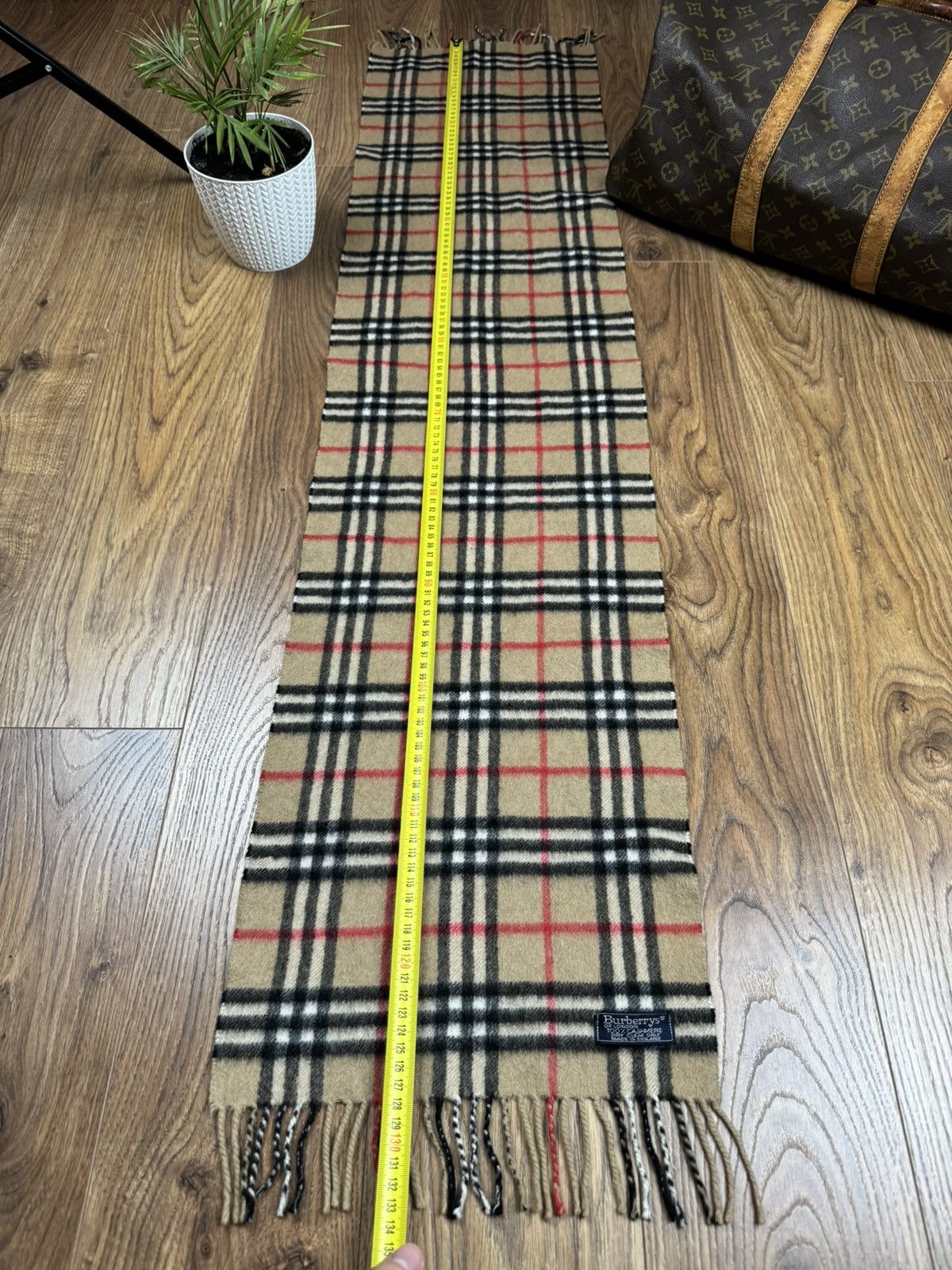 Burberry Vintage cashmere scarf Burberry’s 90s original luxury item Size ONE SIZE - 4 Thumbnail