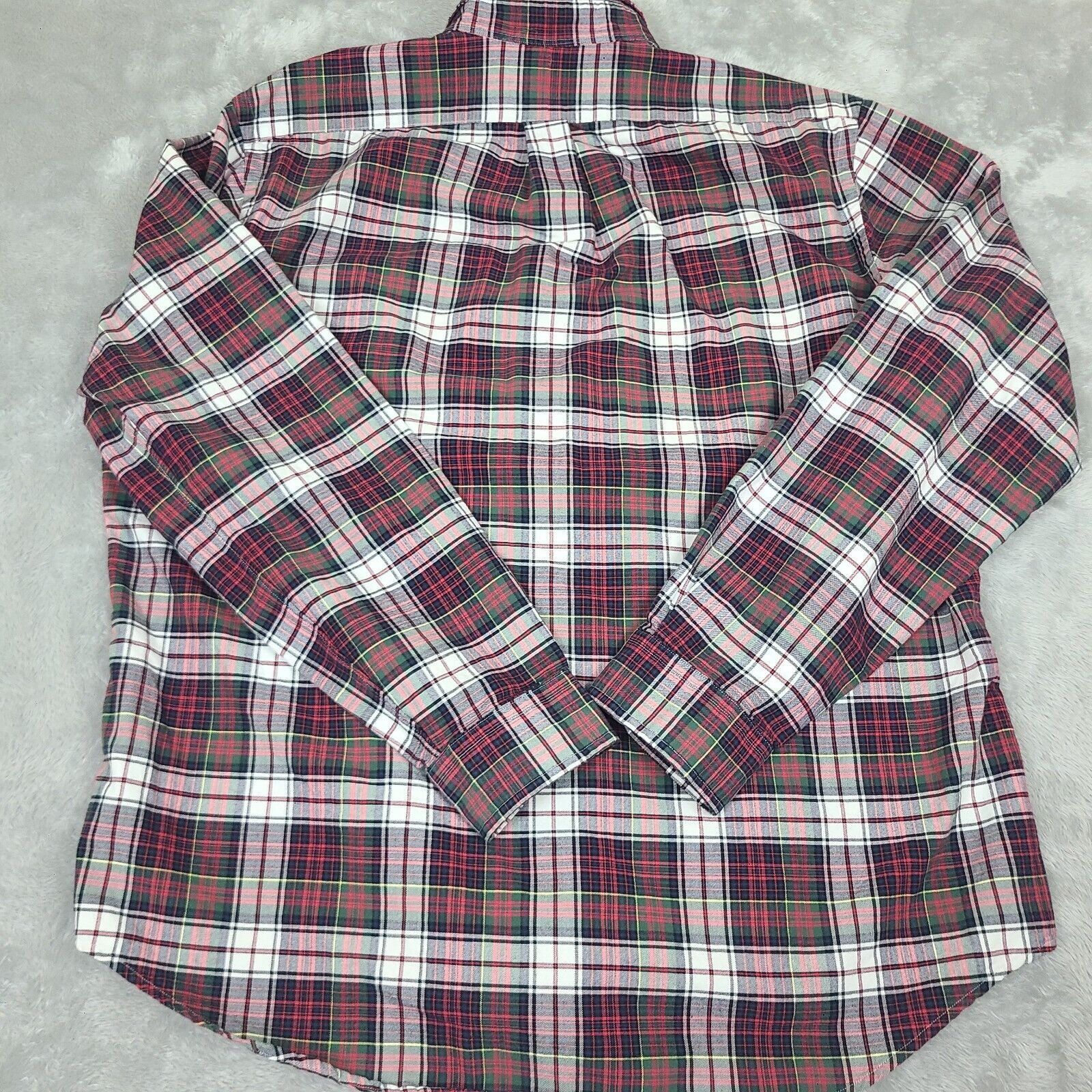 Polo Ralph Lauren Ralph Lauren Mens Size XL The Big Oxford Red Plaid Button Up Size US XL / EU 56 / 4 - 4 Thumbnail