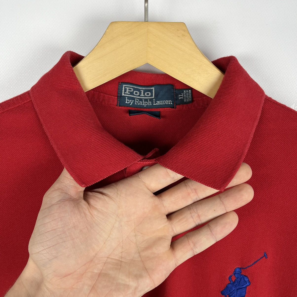 Polo Ralph Lauren Vintage Polo Ralph Lauren big logo 3 rugby polo shirt 90’s Size US XL / EU 56 / 4 - 14 Thumbnail