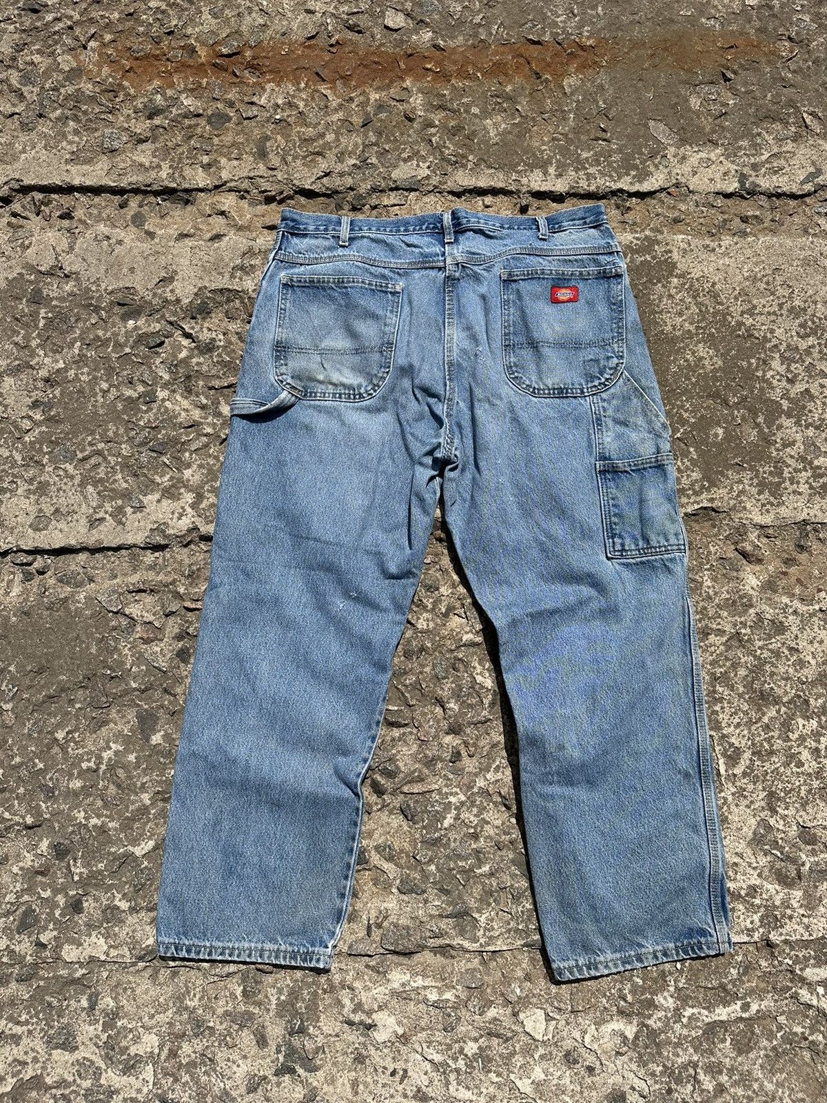 Dickies × Vintage Vintage 00s Dickies Carpenter Work Faded Jeans Pants Size US 38 / EU 54 - 4 Thumbnail