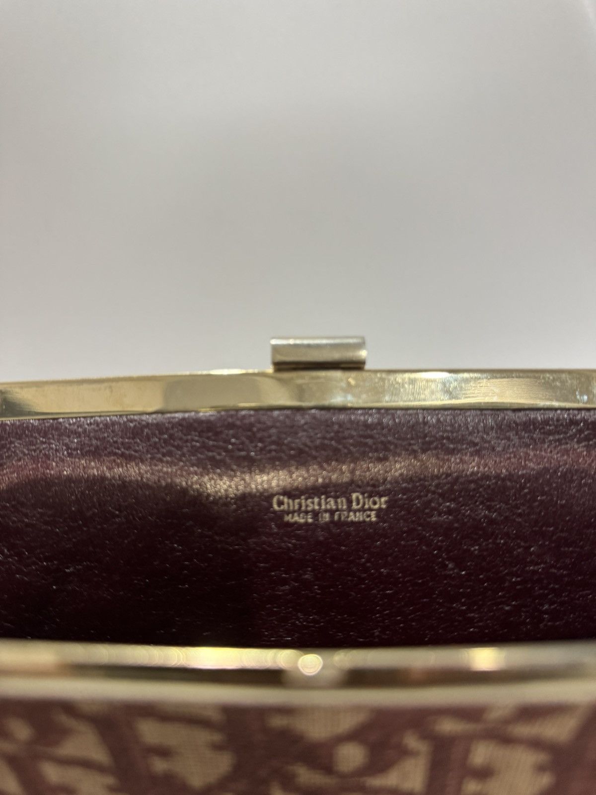 Christian Dior Monsieur Vtg Christian Dior 80s Red Trotter Monogram Clutch Bag Size ONE SIZE - 6 Thumbnail