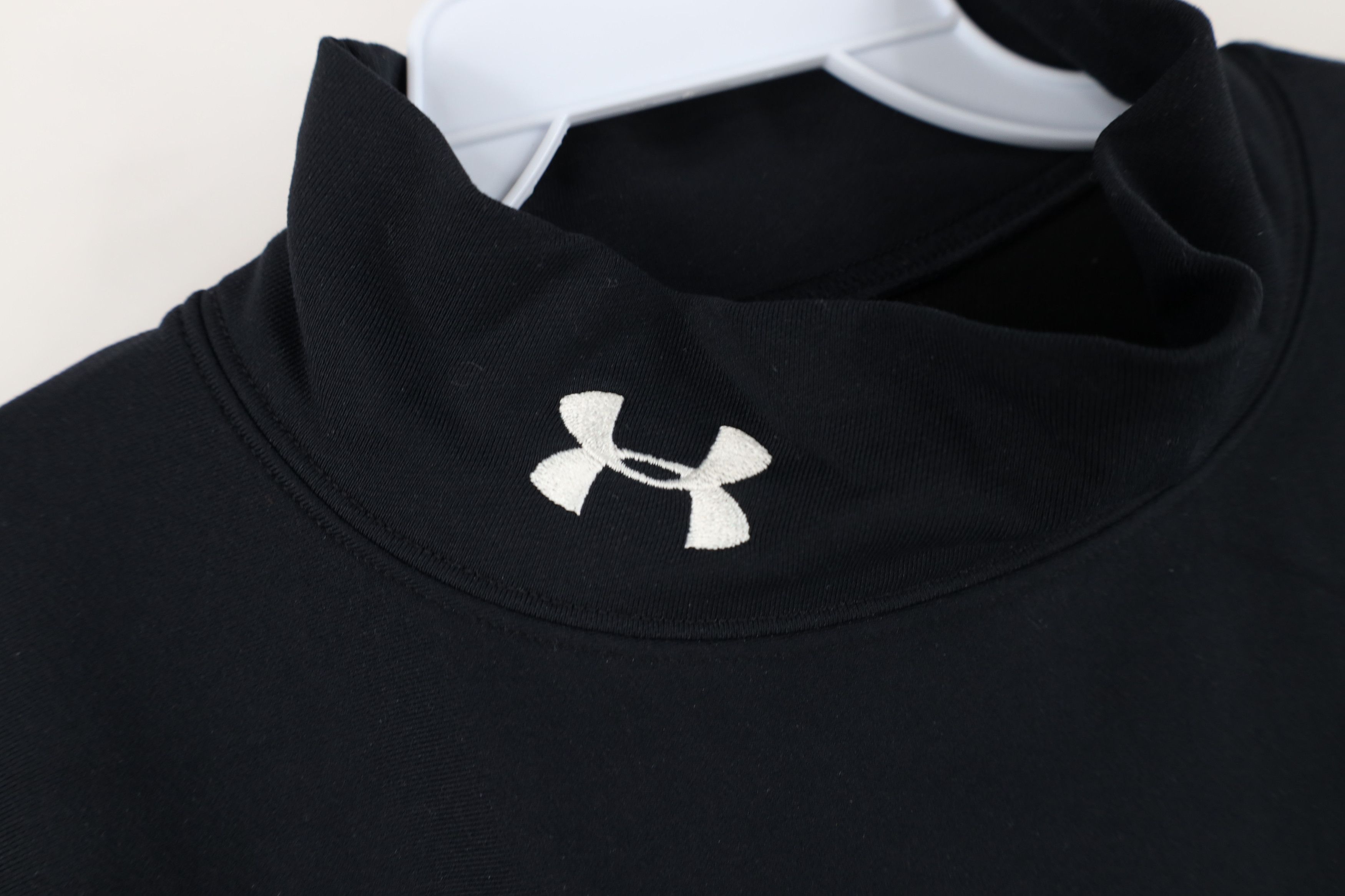 Under Armour × Vintage Under Armour ColdGear Compression Mock Neck T-Shirt Black Size US M / EU 48-50 / 2 - 4 Thumbnail