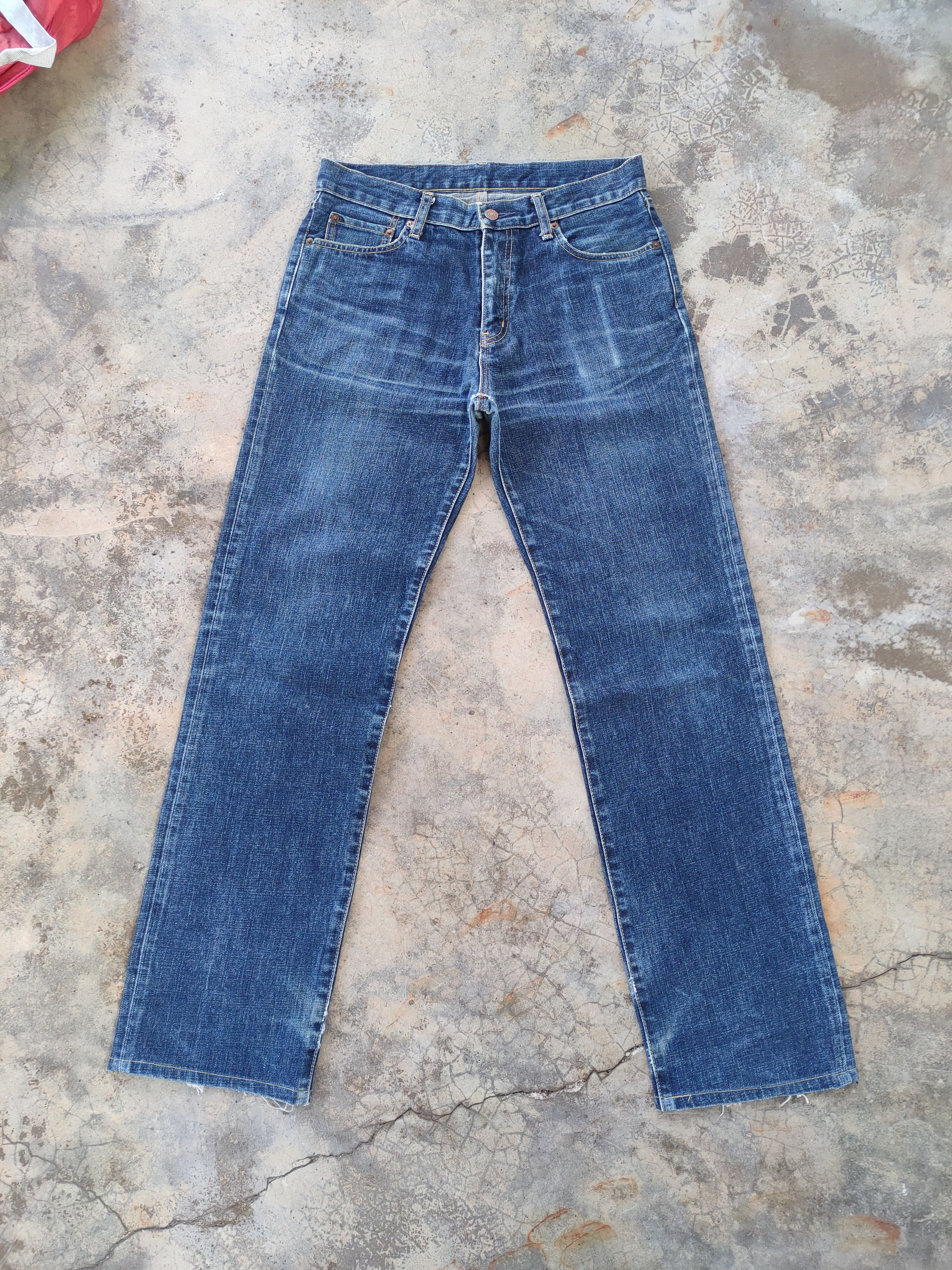 W32 VINTAGE JAPANESE FADED JEANS DENIM PANTS