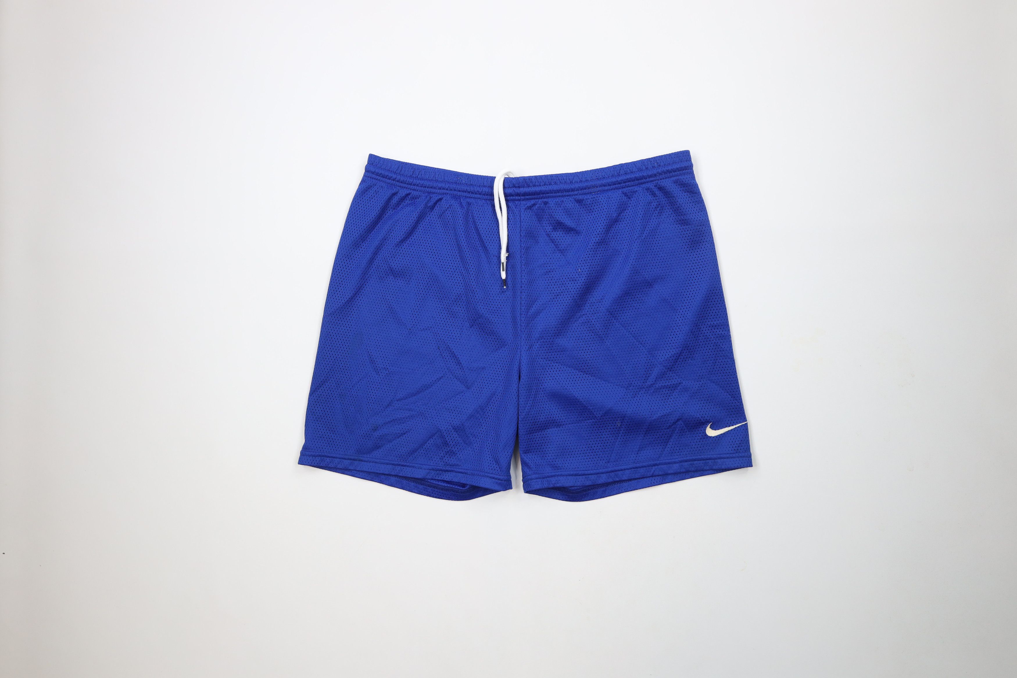 Nike × Vintage Vintage 90s Nike Scott Mini Swoosh Above Knee Shorts AS IS Size US 34 / EU 50 - 1 Thumbnail