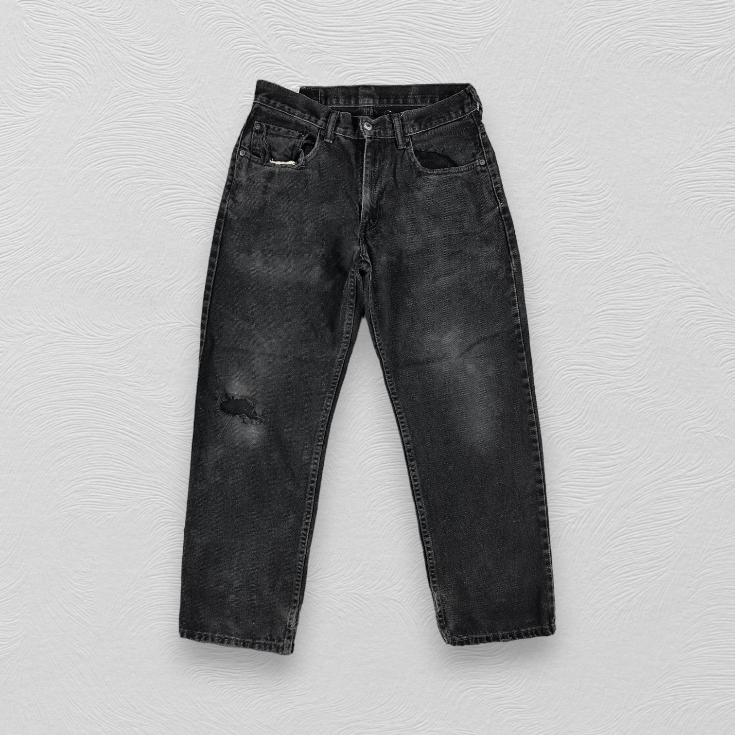 Levi's Vintage Levis 550 Jeans Faded Black Denim KJ971 Size US 31 - 1 Thumbnail