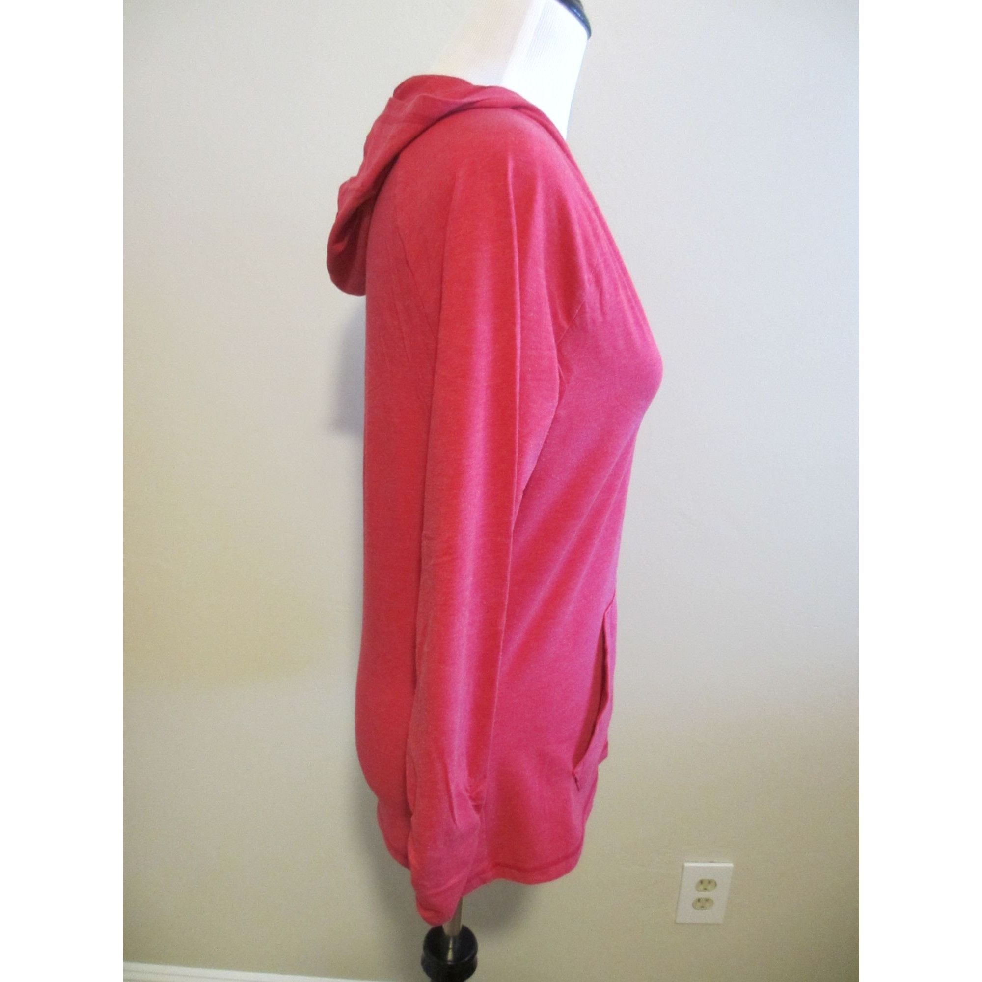 Puma Puma Brand Womens Pink Hooded Pullover With Front Pocket Lon Size M / US 6-8 / IT 42-44 - 2 Thumbnail