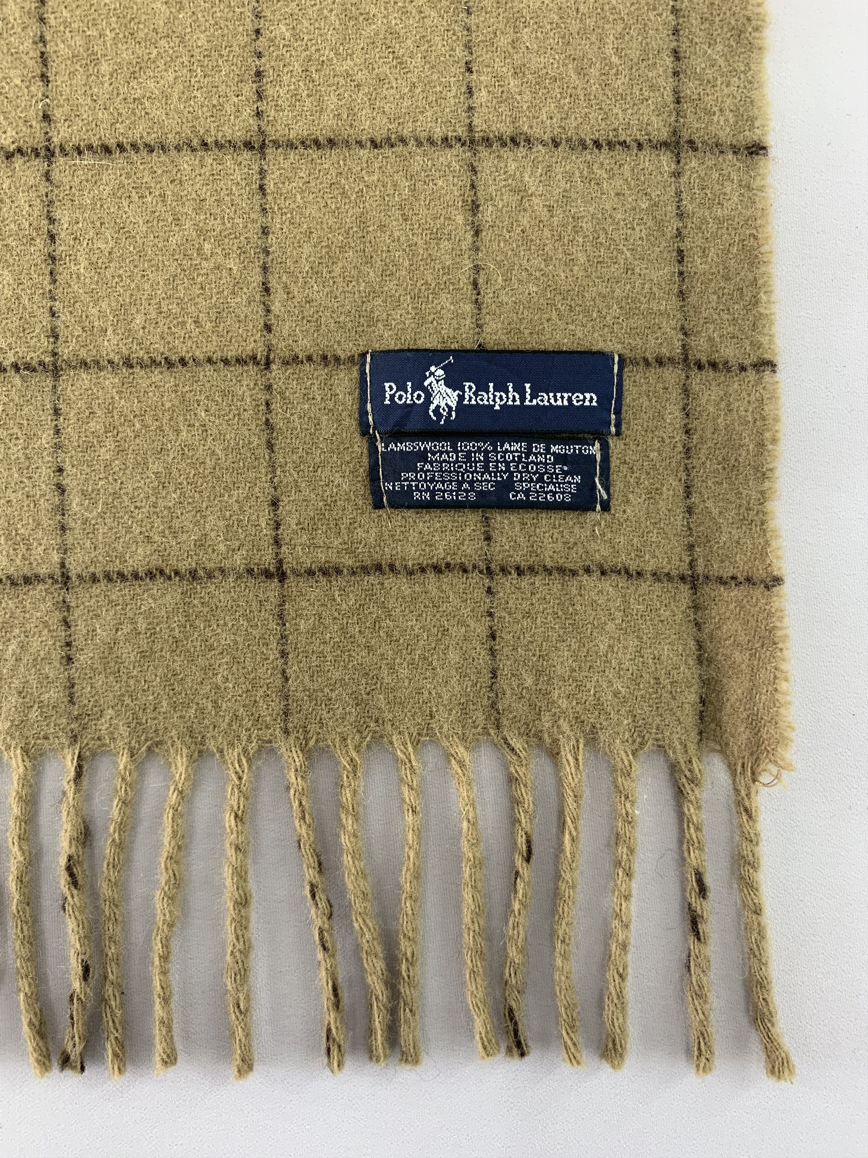 Polo Ralph Lauren Polo Ralph Lauren Scarf Wool Muffler Neck Wrap BL4348 Size ONE SIZE - 5 Thumbnail