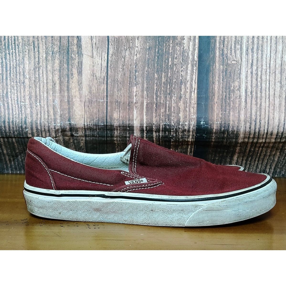 Vans Vans Classic Slip-On Skate Shoes Brick Red Men's 5.5 Size US 5.5 / EU 38 - 2 Thumbnail