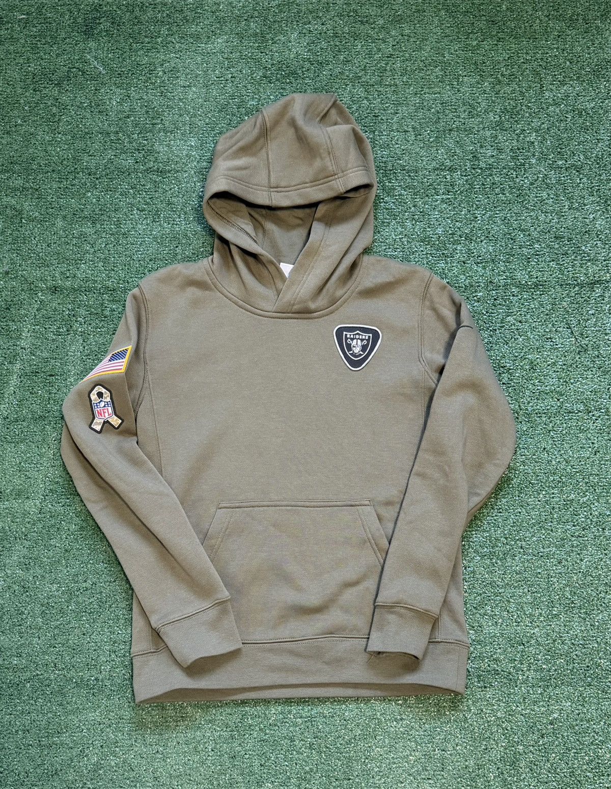 Nike Las Vegas Raiders Hoodie Nike Salute To Service Youth Medium Size US M / EU 48-50 / 2 - 1 Thumbnail