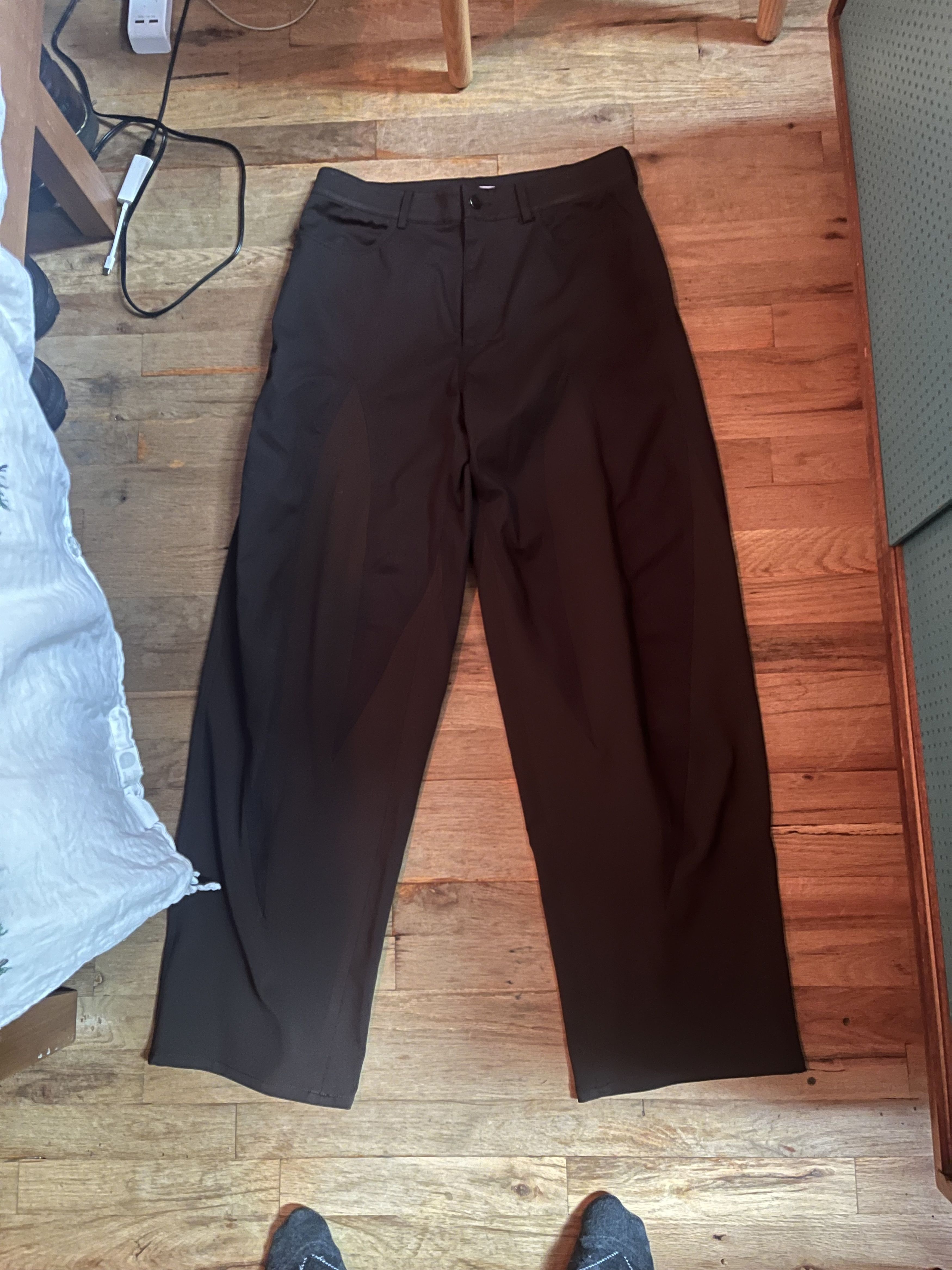 STRONGTHE Brown Pants Size US 32 / EU 48 - 2 Thumbnail