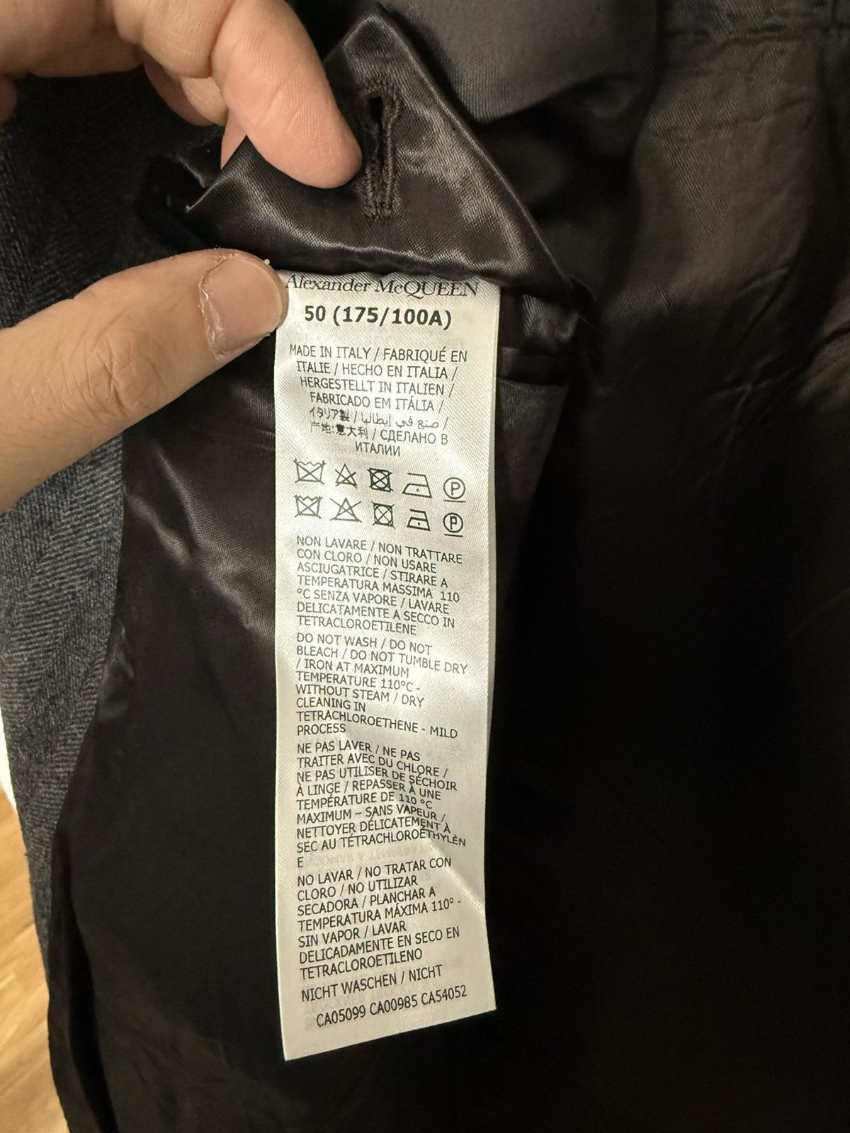 Alexander McQueen Hybrid Coat MA1 Bomber