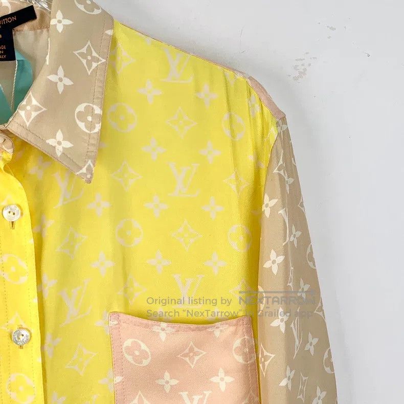 Louis Vuitton Louis Vuitton 22 color-block logo presbyopic full-print mu Size XXS / US 00 / IT 34 - 3 Thumbnail