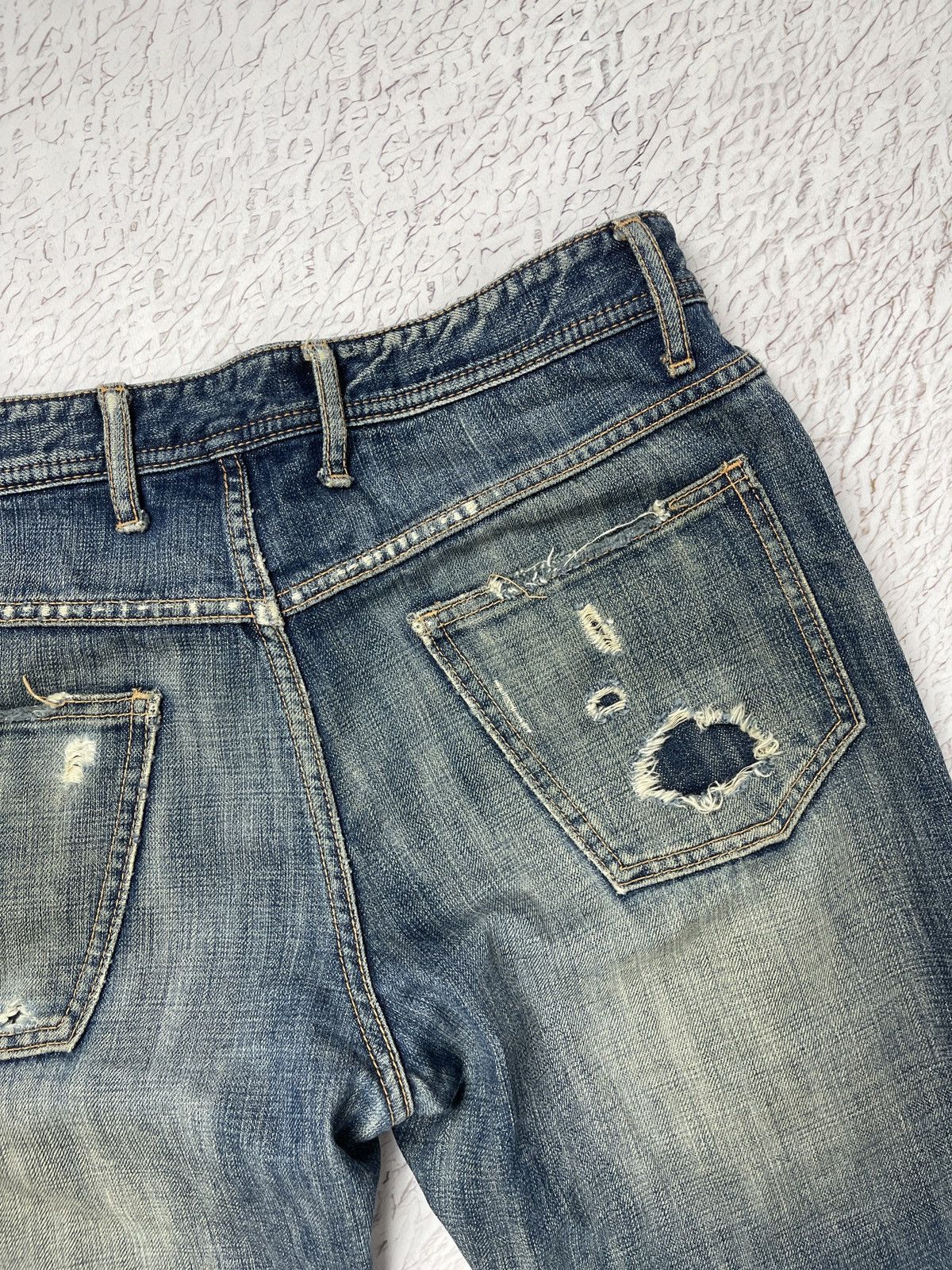 Japanese Brand × RAGEBLUE Rageblue Japanese distressed vintage denim jeans pants Size US 32 / EU 48 - 21 Thumbnail