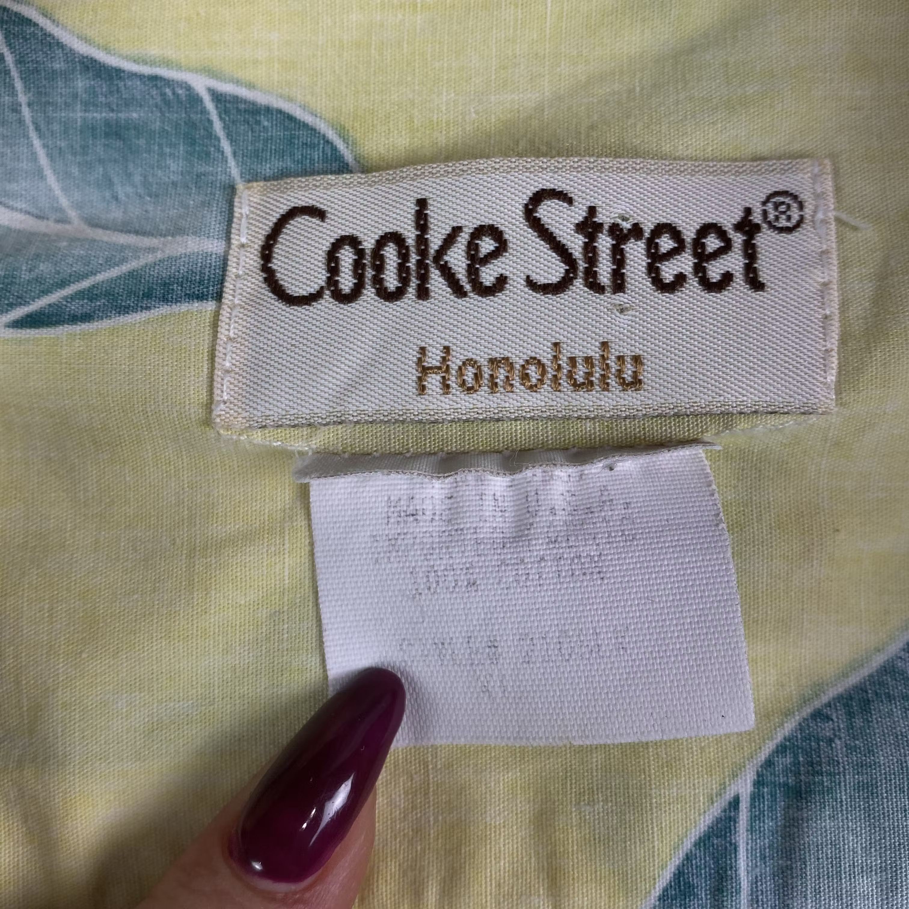 Vintage Mens Hawaiian Shirt Vintage Cooke Street Size XL USA Size US XL / EU 56 / 4 - 3 Thumbnail