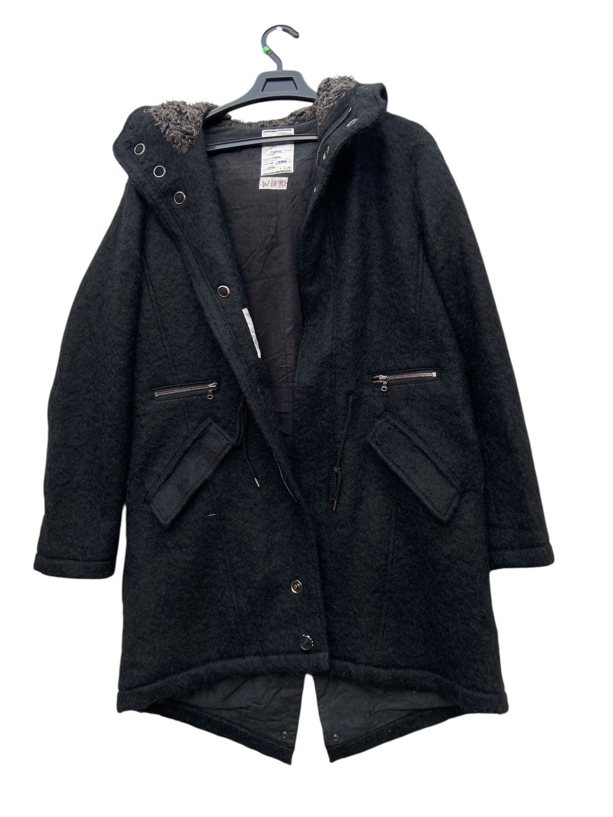 SHAREEF Shareef Fish Tail Mohair Parka Jacket Size US M / EU 48-50 / 2 - 7 Thumbnail