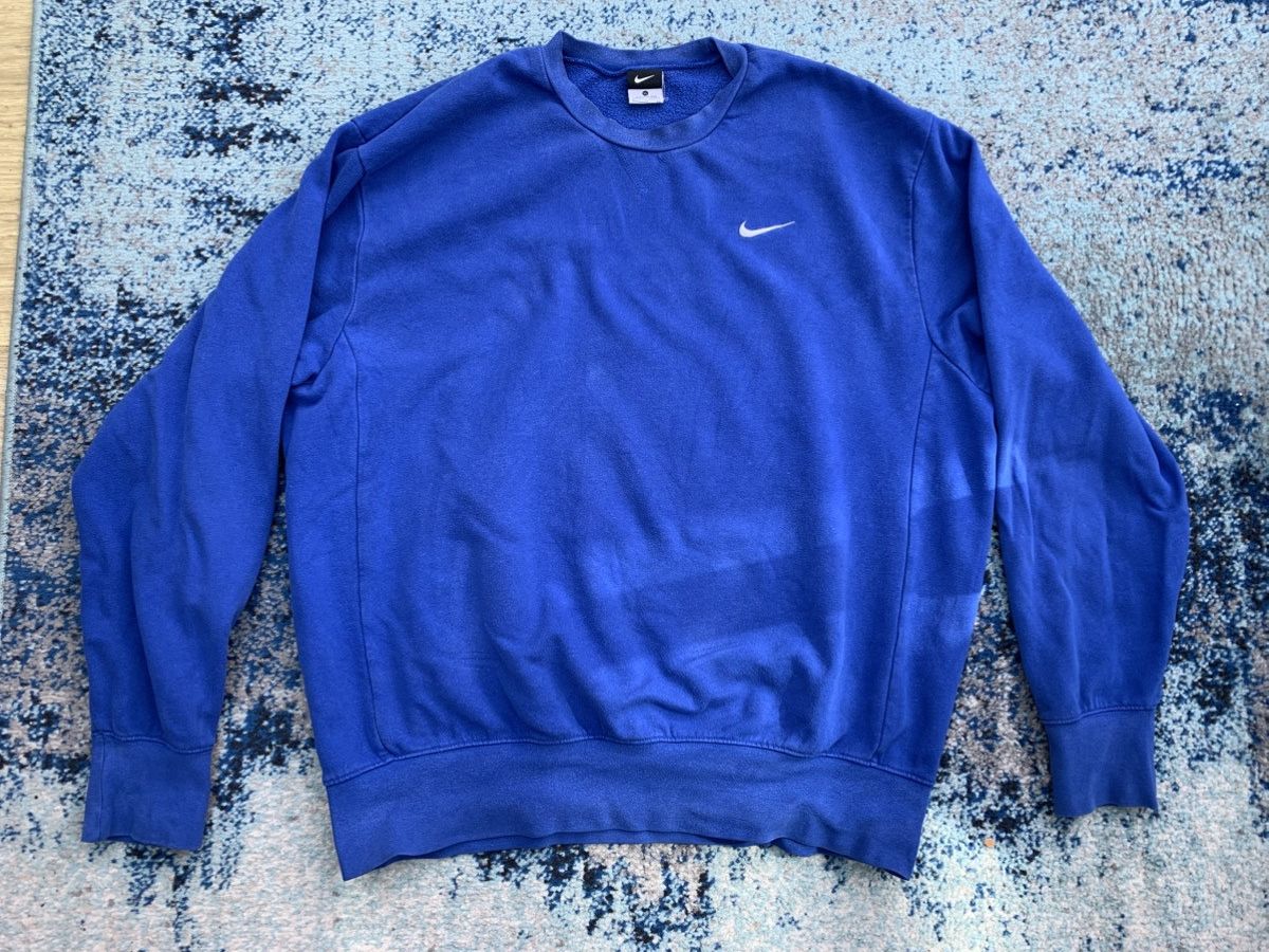 Nike Nike Blue Sweater Size US XL / EU 56 / 4 - 1 Thumbnail