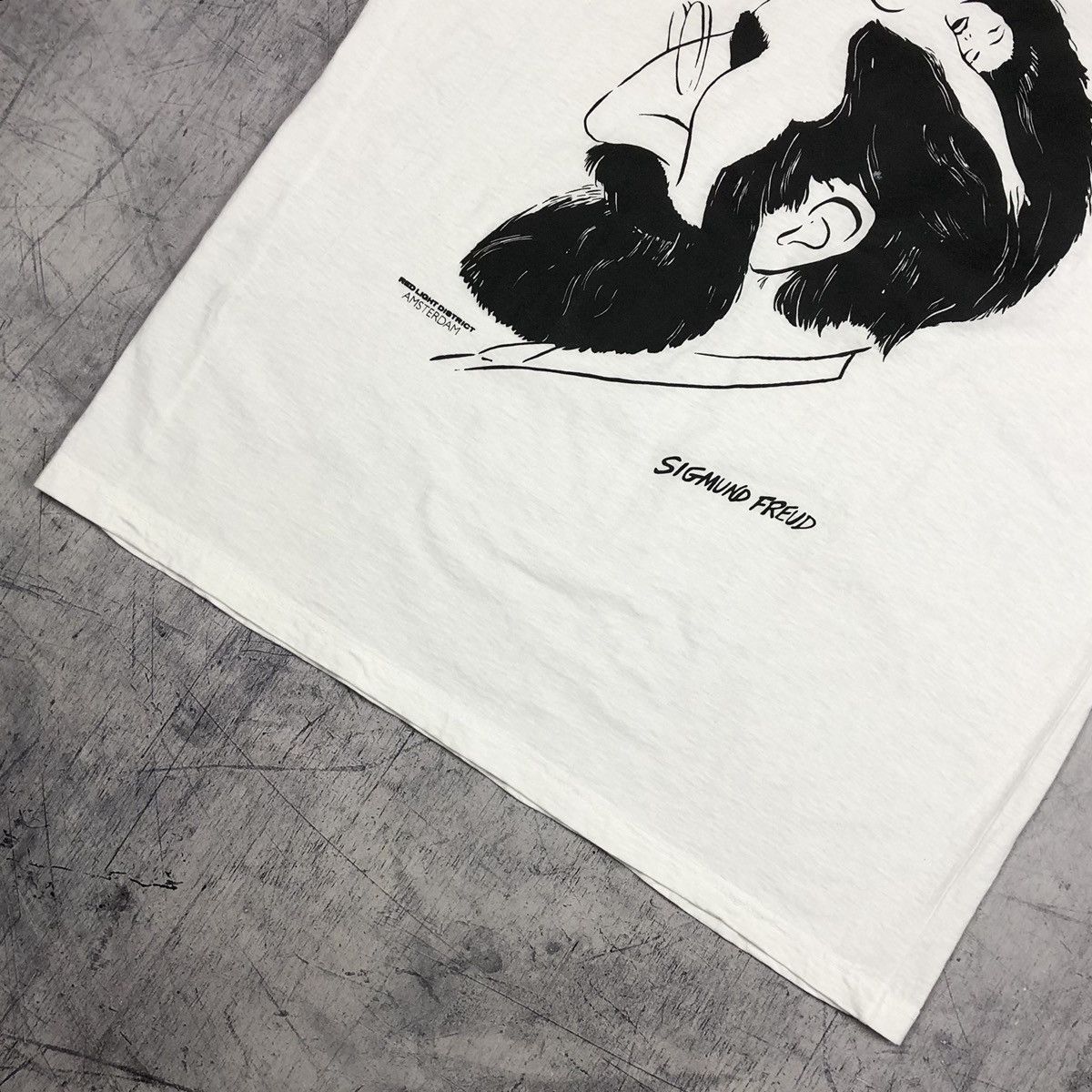 Other Vintage 90s Sigmund Freud Amsterdam Red Light District Tee Size US XL / EU 56 / 4 - 10 Thumbnail