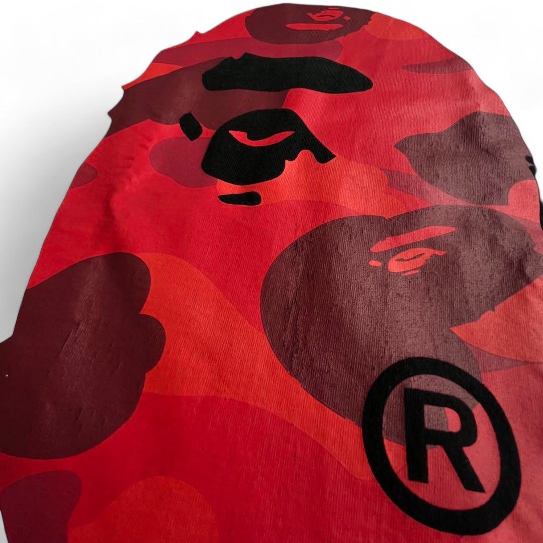 Bape A Bathing Ape (BAPE) - Bapehead Camo T-Shirt Black Red Size US M / EU 48-50 / 2 - 4 Thumbnail