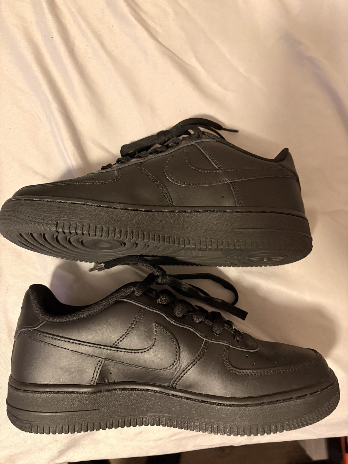 Nike Black air force 1s Size US 5 / EU 37 - 1 Thumbnail