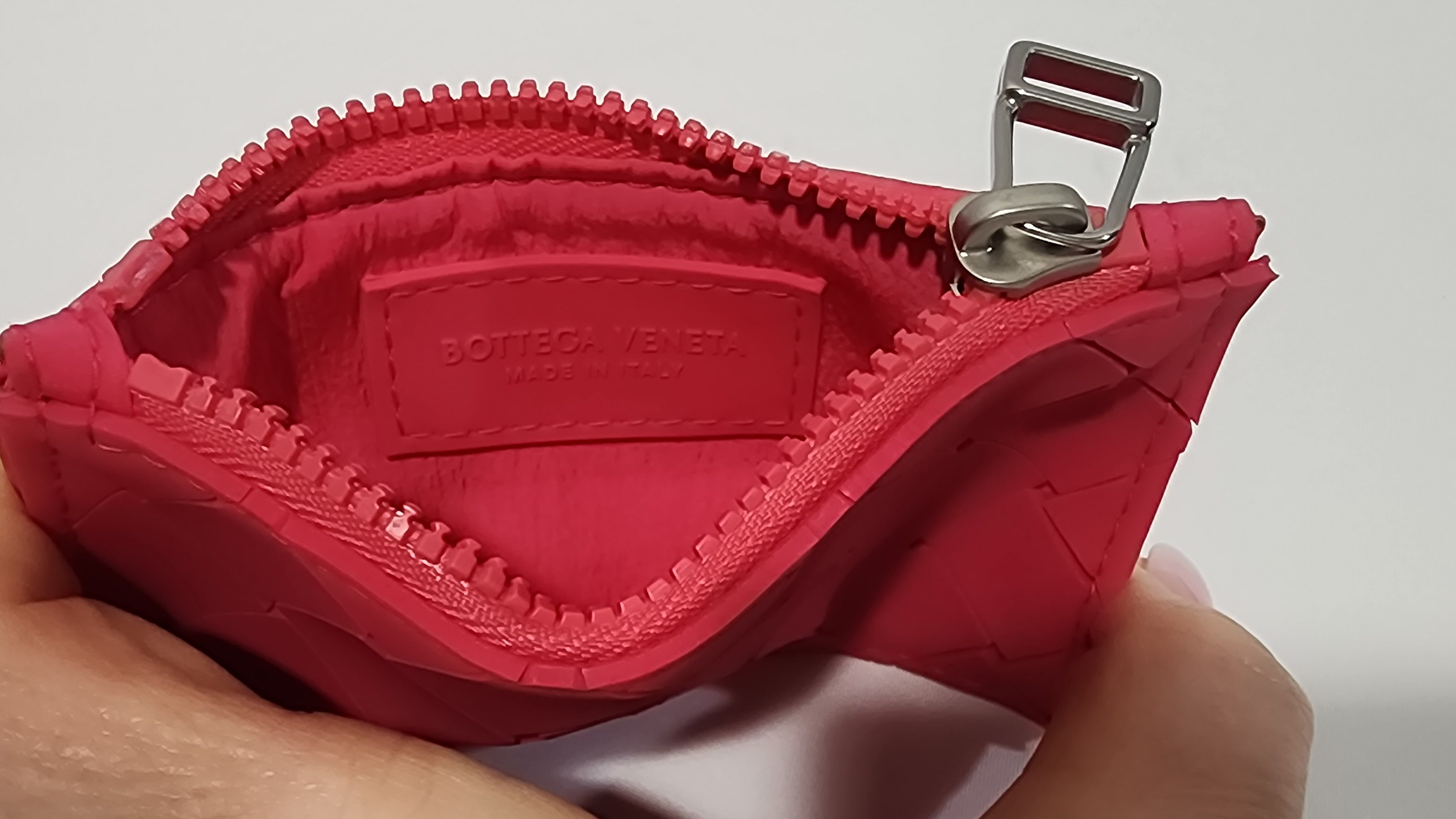 Bottega Veneta Bottega Veneta Intrecciato credit card case pink Woven Holde Size ONE SIZE - 6 Thumbnail