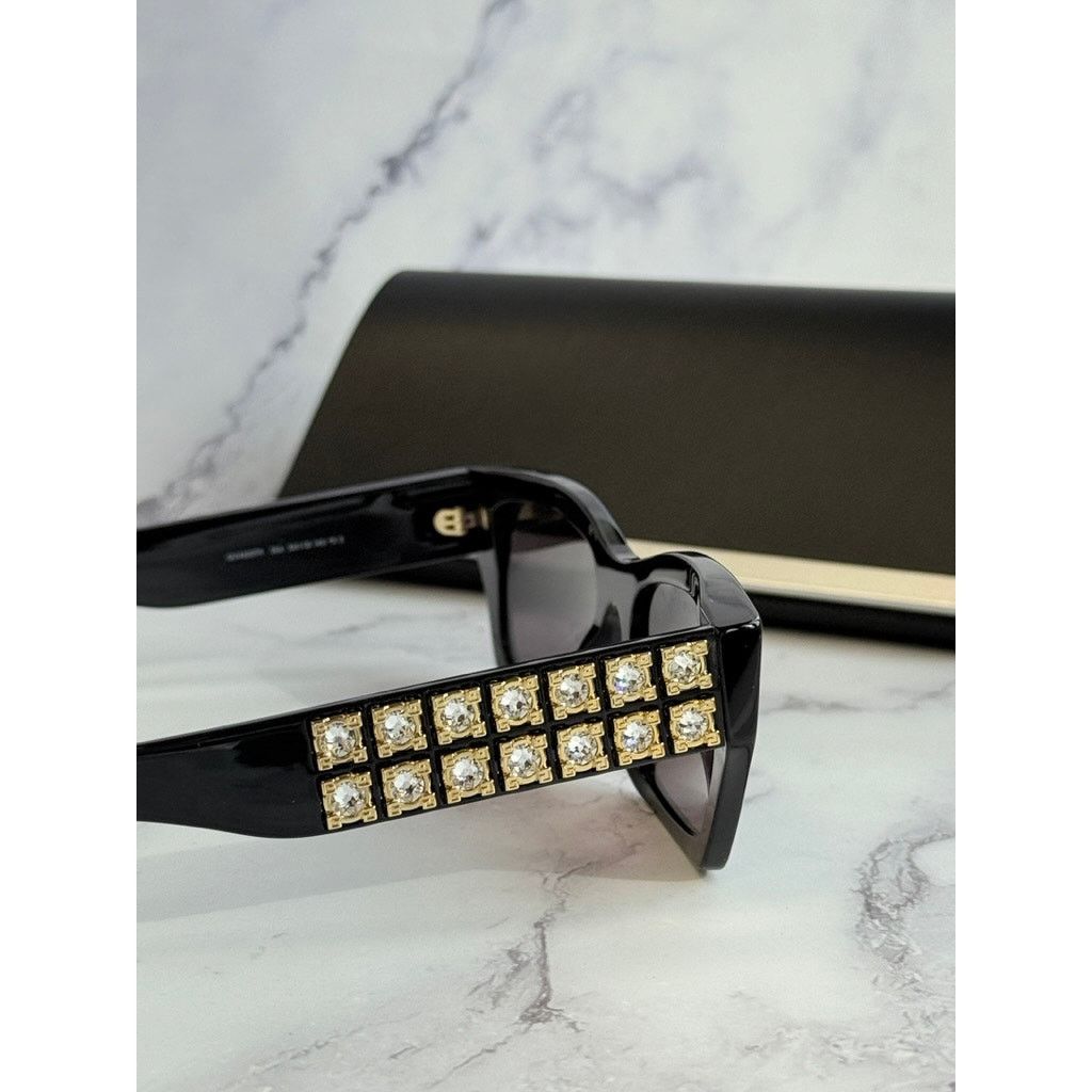 Givenchy NEW Givenchy GV40077I Cat Eye Black Crystal Sunglasses $700 Size ONE SIZE - 5 Thumbnail