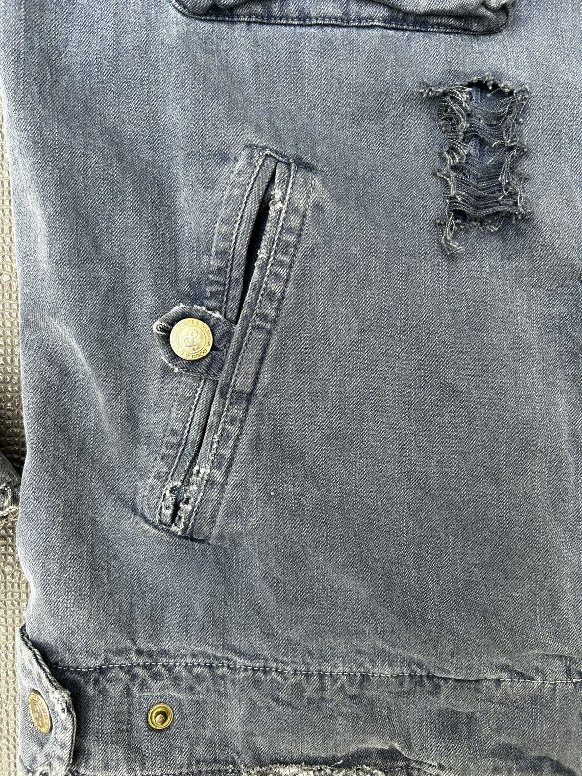 Dolce & Gabbana Dolce&gabanna 00s distressed canvas work jacket Size US M / EU 48-50 / 2 - 6 Thumbnail