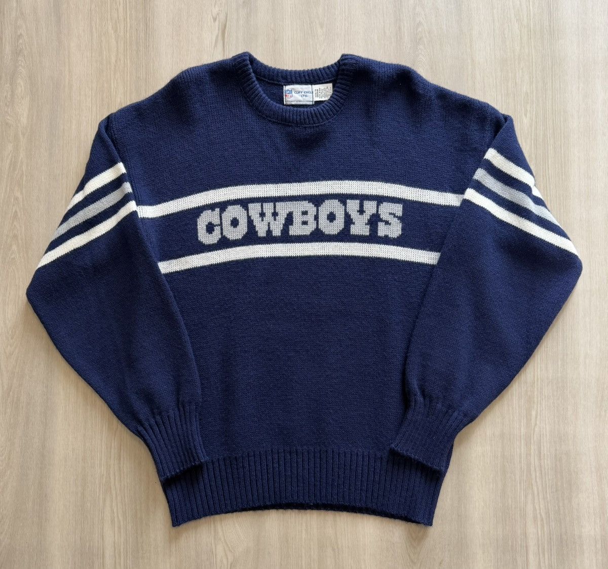 Vintage Vtg Cliff Engle LTD NFL Dallas Cowboys USA Wool Blend Sz M Size US M / EU 48-50 / 2 - 1 Thumbnail